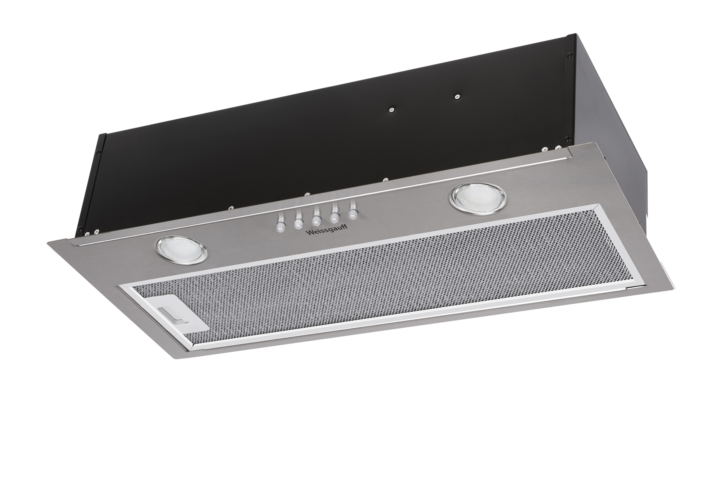 Изображение товара Встраиваемая вытяжка Weissgauff Alpha 60 PB нержавеющая сталь 900 м3/ч