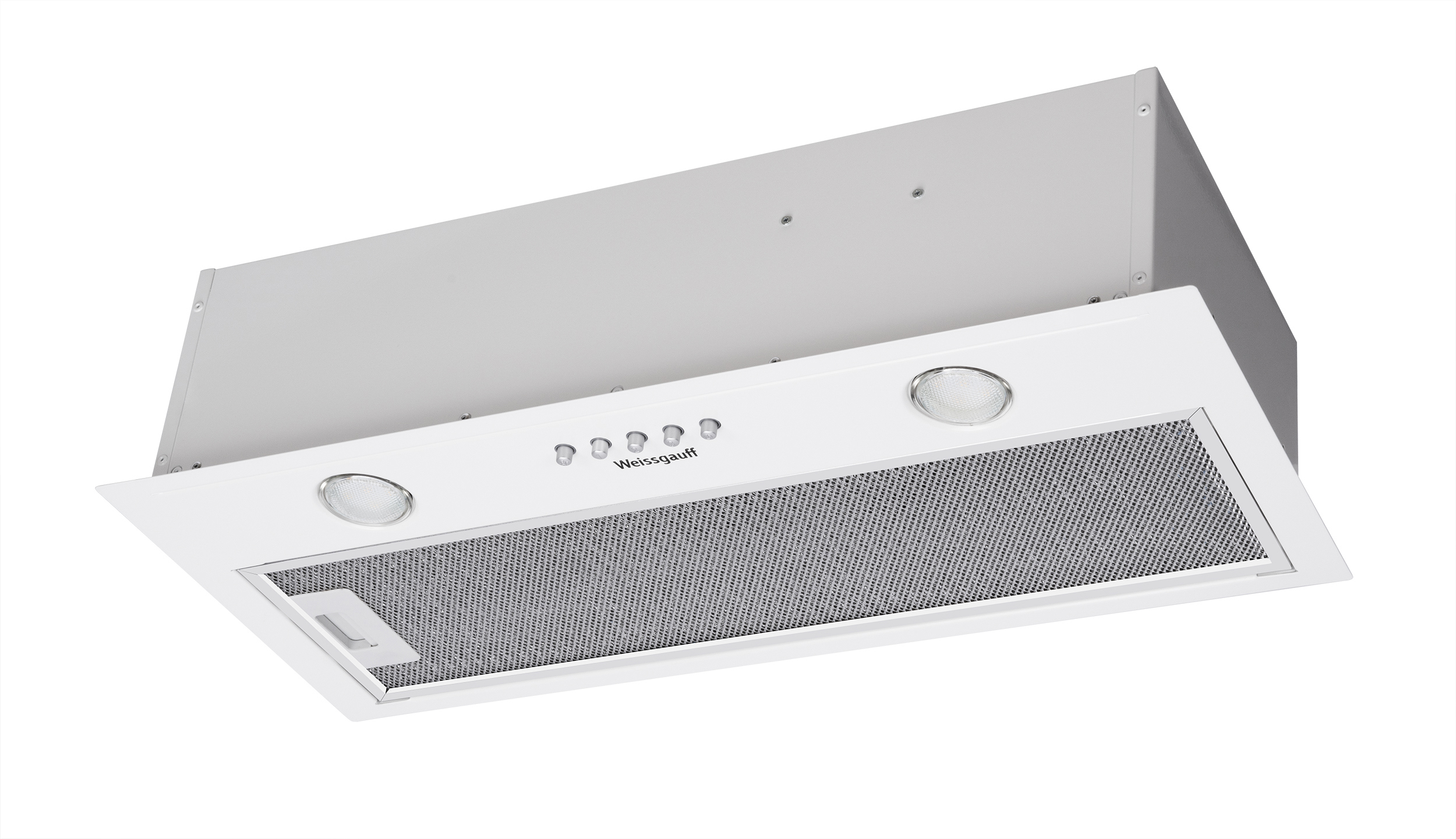 Изображение товара Встраиваемая вытяжка Weissgauff Alpha 60 PB 60 см белая для кухни