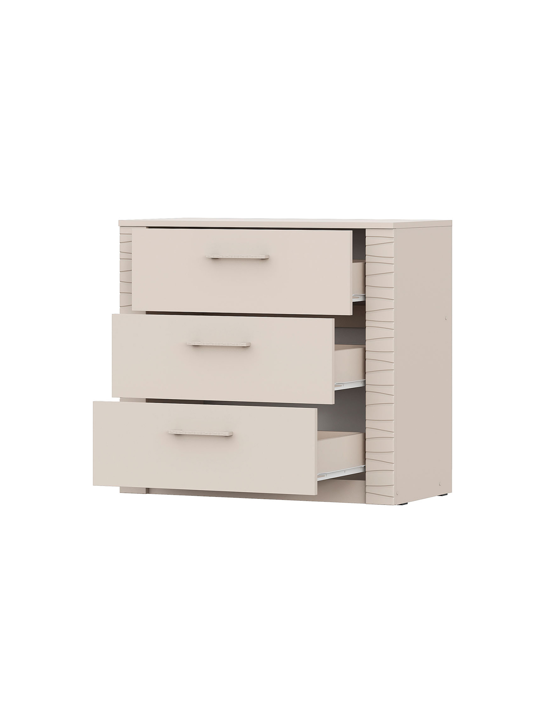 Изображение товара Комод Sv-мебель Комод 3 ящика 80.1х40х73.2 см ЛДСП цвет меланж