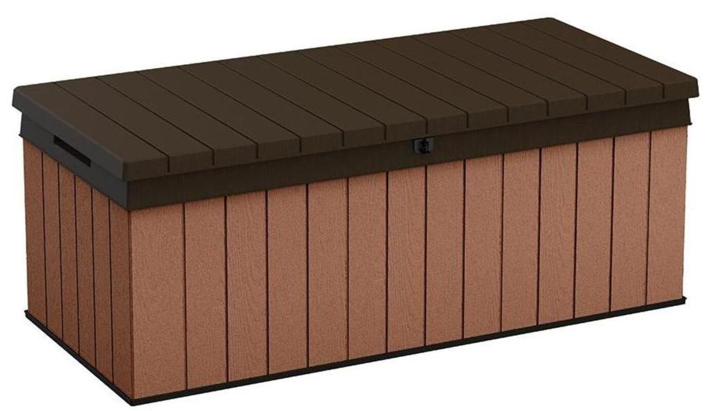 Изображение товара Садовый сундук Keter Darwin Box 380L с замком и сиденьем Изображение товара Садовый сундук Keter Darwin Box 380L с замком и сиденьем