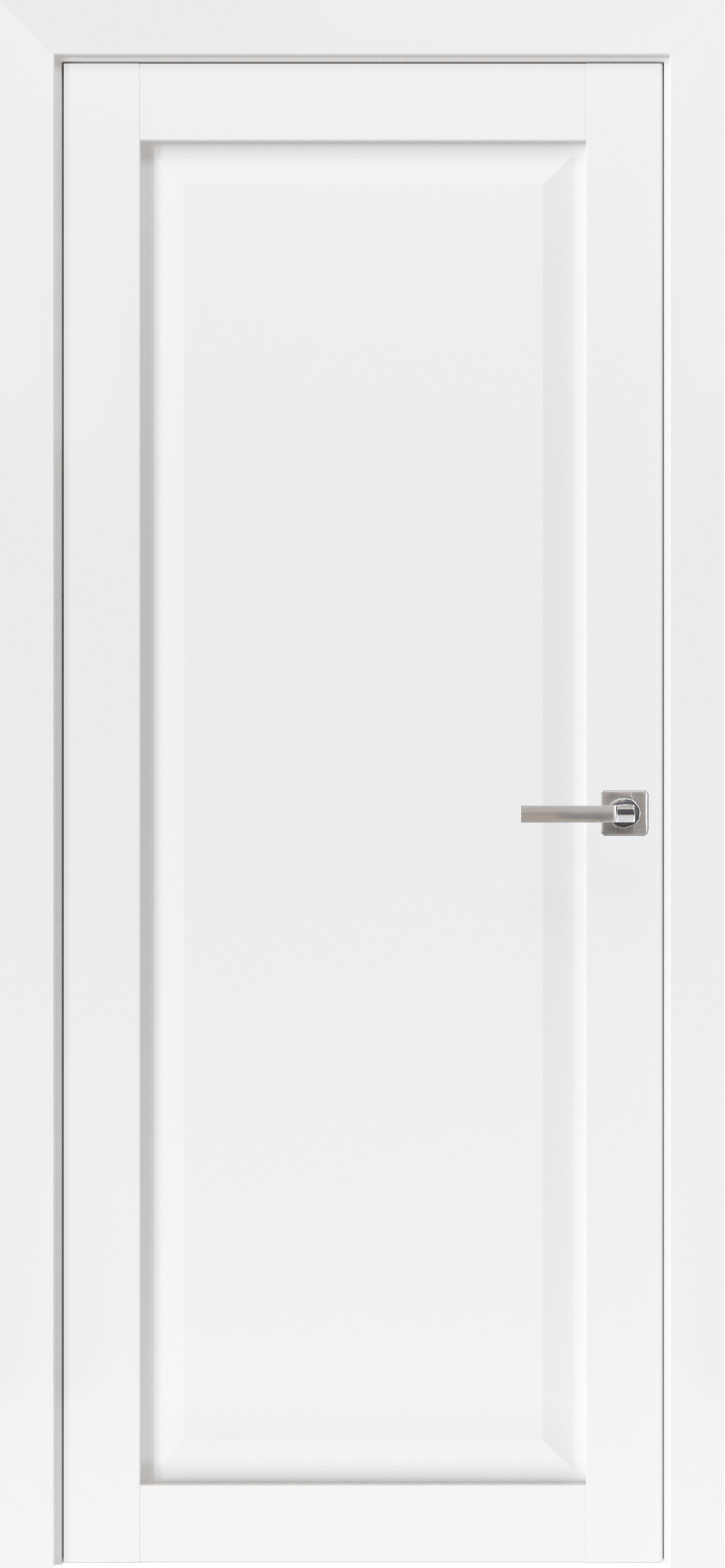 Изображение товара Межкомнатная дверь Uberture Неоклассика 82001 глухая 200x80см ПВХ белая