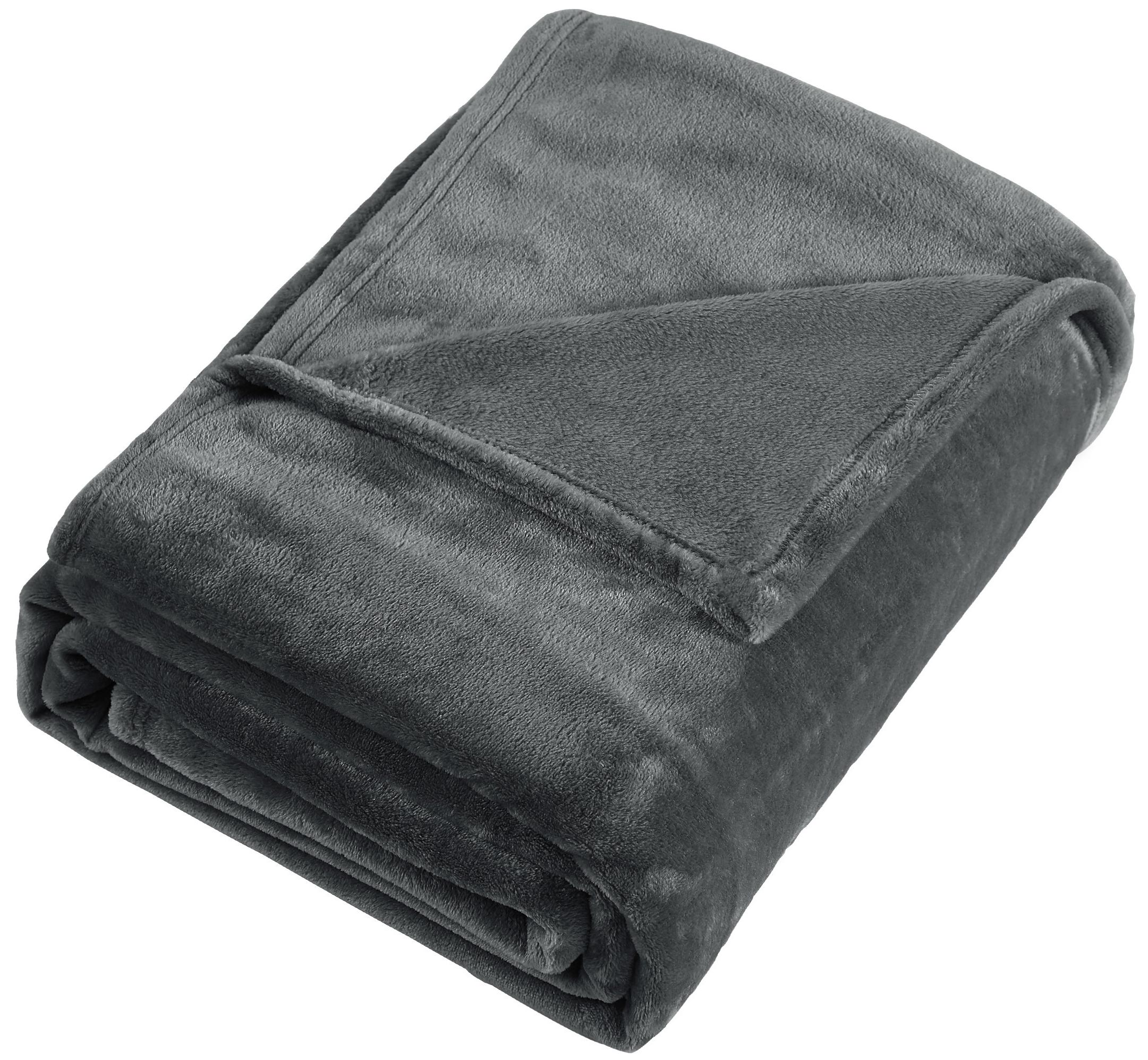 Изображение товара Плед Inspire Flandria 200x220 см микрофибра цвет графит Paris 2