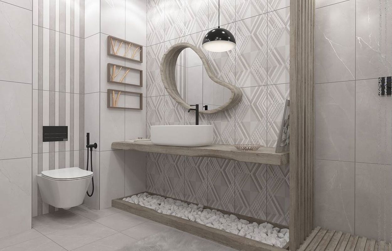 Изображение товара Напольная плитка Керамин PULPIS GREY 42x42см Серый цвет