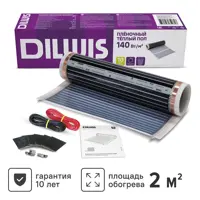 Изображение товара Инфракрасная пленка DILWIS 2 м2 140 Вт - универсальное решение для теплого пола