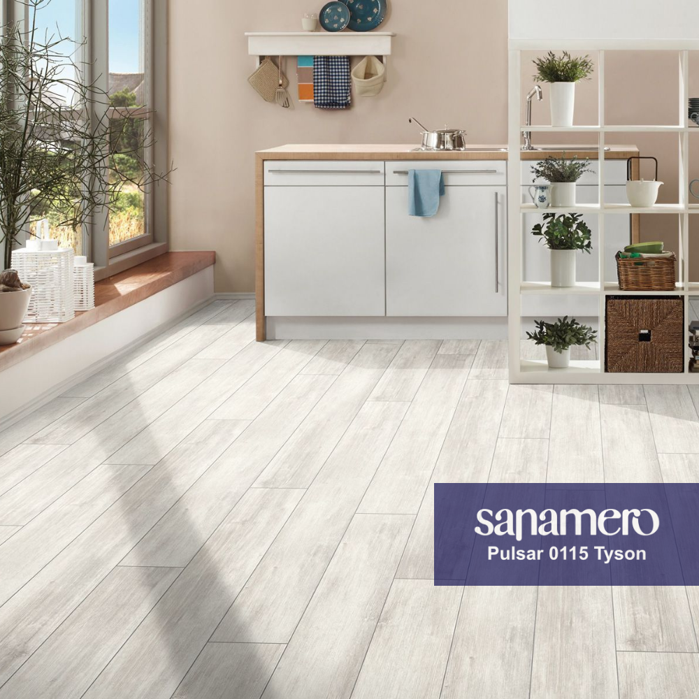 Изображение товара Ламинат Sanamero Pulsar Tyson 0115 светлое дерево 8 мм 2.44 м² с фаской