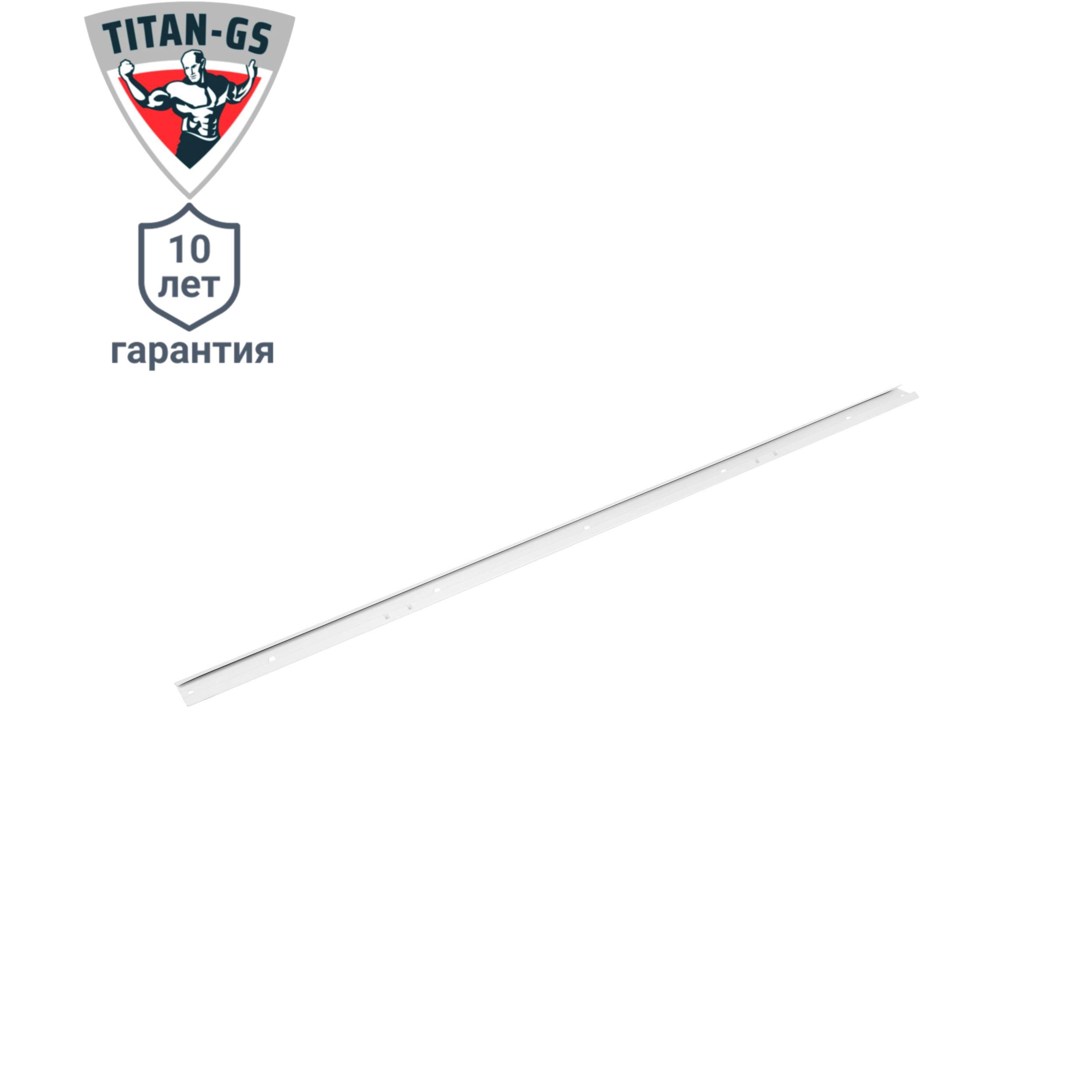 Изображение товара Рельс несущий Титан-GS 100 см сталь белый для навесных систем хранения
