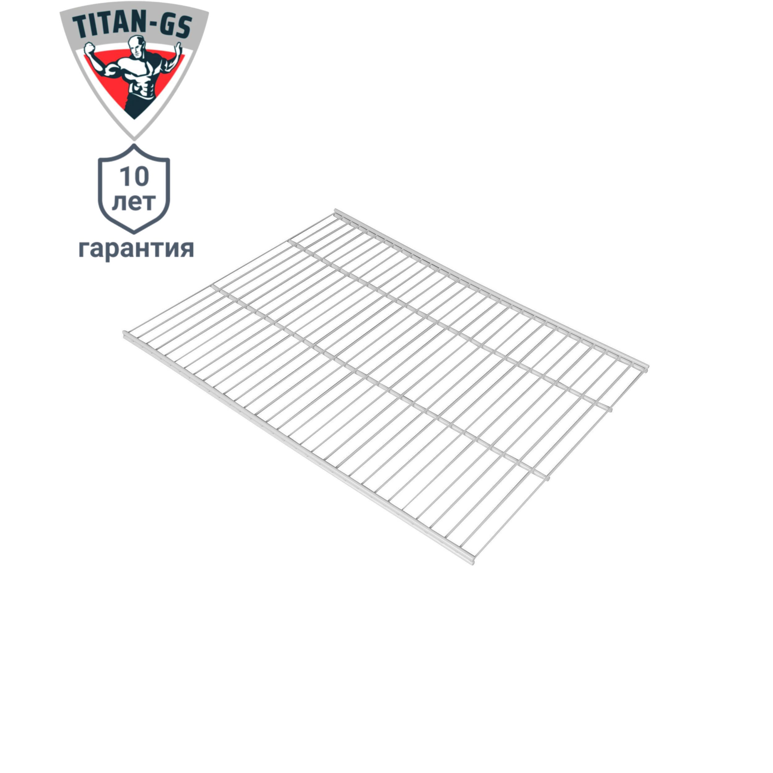 Изображение товара Полка сетчатая Титан-GS 60.3x40.6 см сталь белая для гардеробной системы