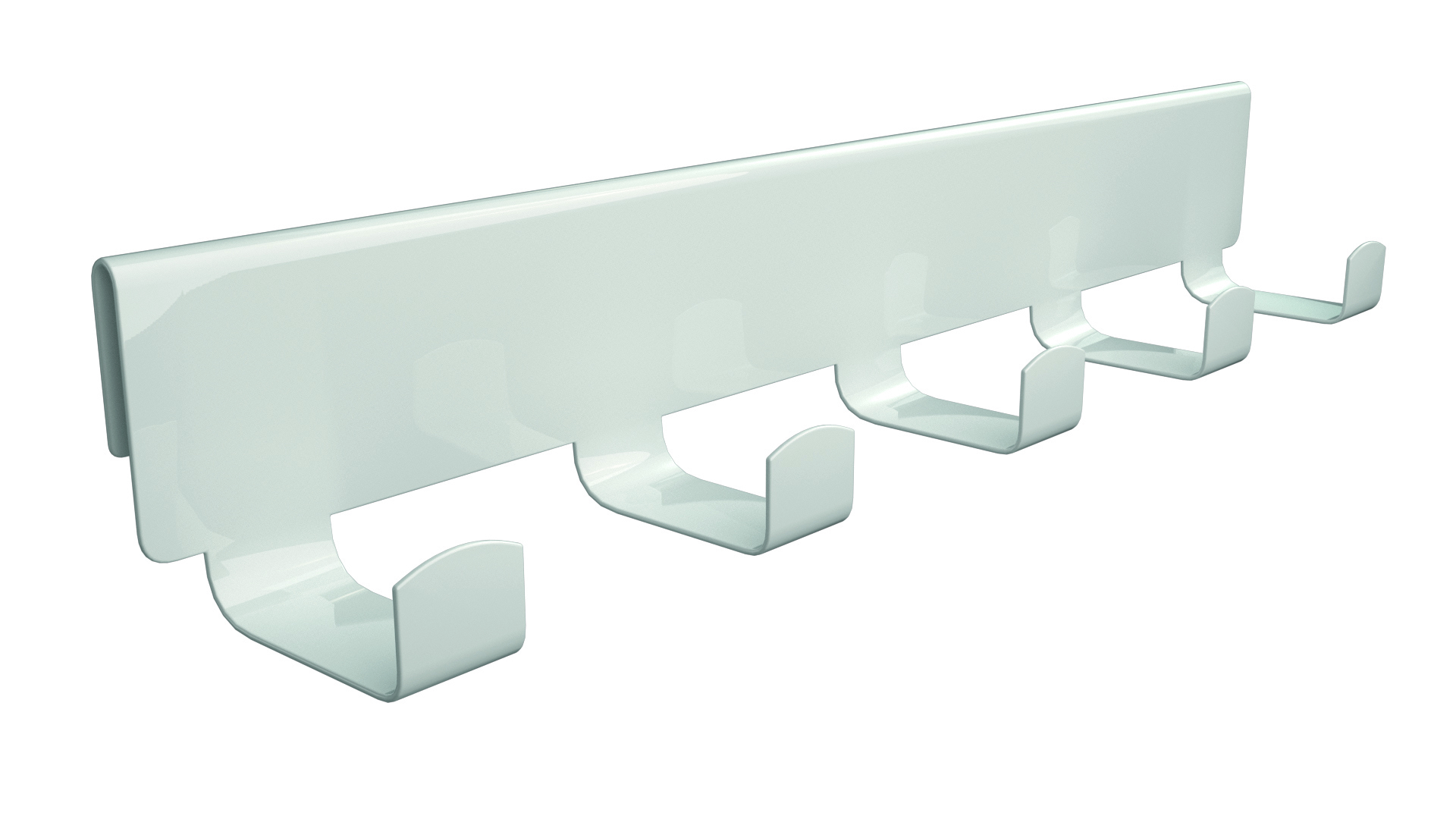 Изображение товара Панель с крючками Титан-GS 30.9x5.3x2 см сталь белый для организации пространства