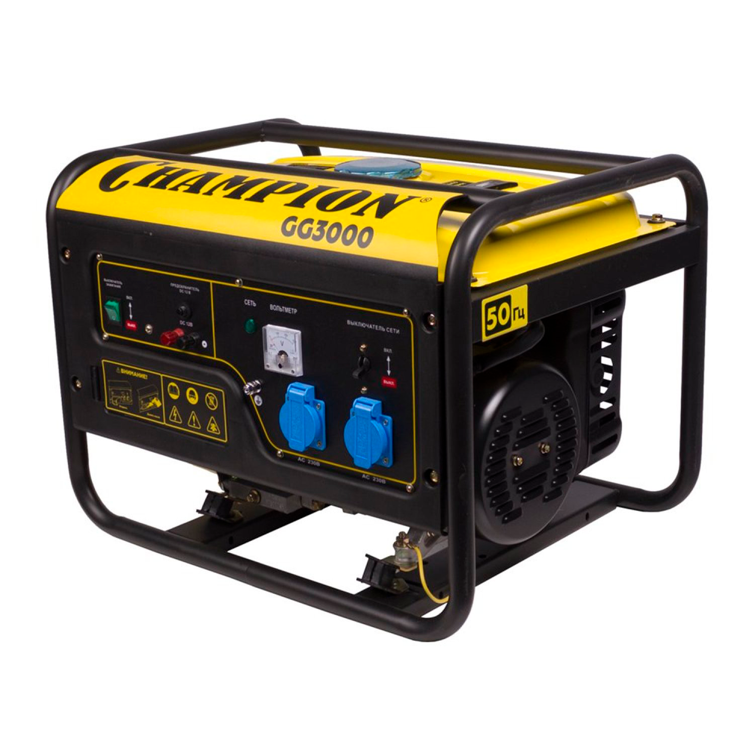 Изображение товара Генератор бензиновый CHAMPION GG3000 мощностью 2.5 кВт