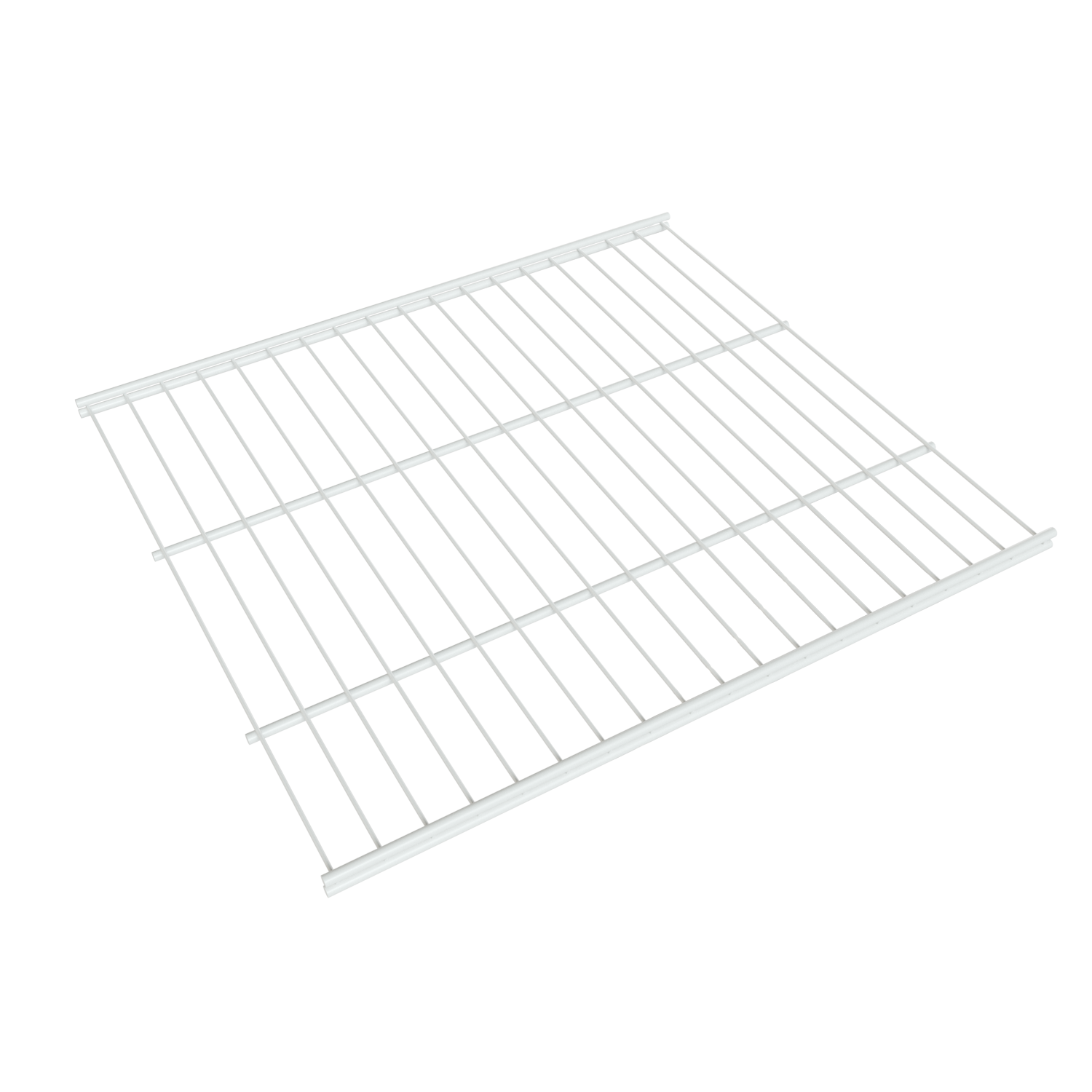 Изображение товара Металлическая сетчатая полка белая 46.3x40.6 см для гардеробной