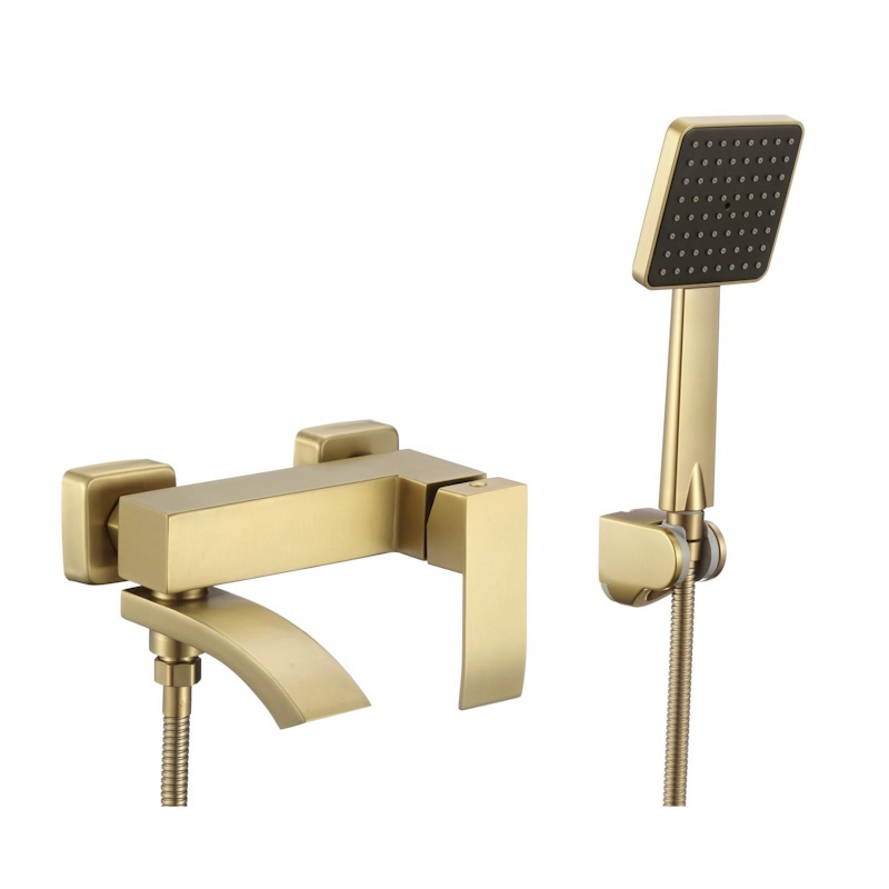 Изображение товара Смеситель для ванны Fmark FS8624-1C-LM цвет матовое золото