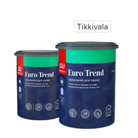 Изображение товара Краска для стен и обоев Tikkivala Euro Trend моющаяся матовая прозрачная база C 0.9 л Изображение товара Краска для стен и обоев Tikkivala Euro Trend моющаяся матовая прозрачная база C 0.9 л