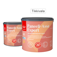 Изображение товара Лак интерьерный Tikkurila Paneeli-Assa Expert Бесцветный 2.7л для стен и потолков