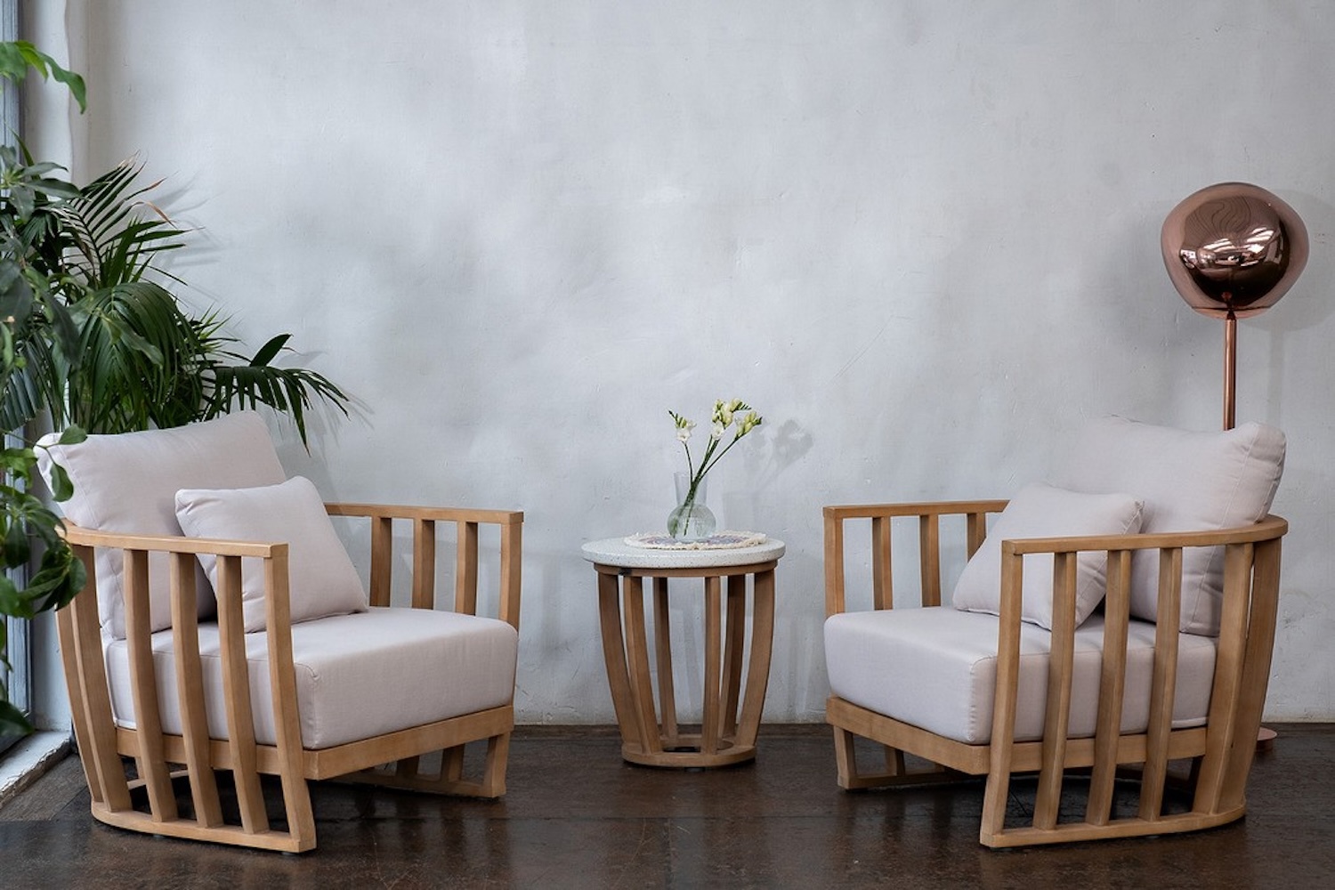 Изображение товара Набор садовой мебели Joygarden Woodland акация коричневый 2 кресла столик