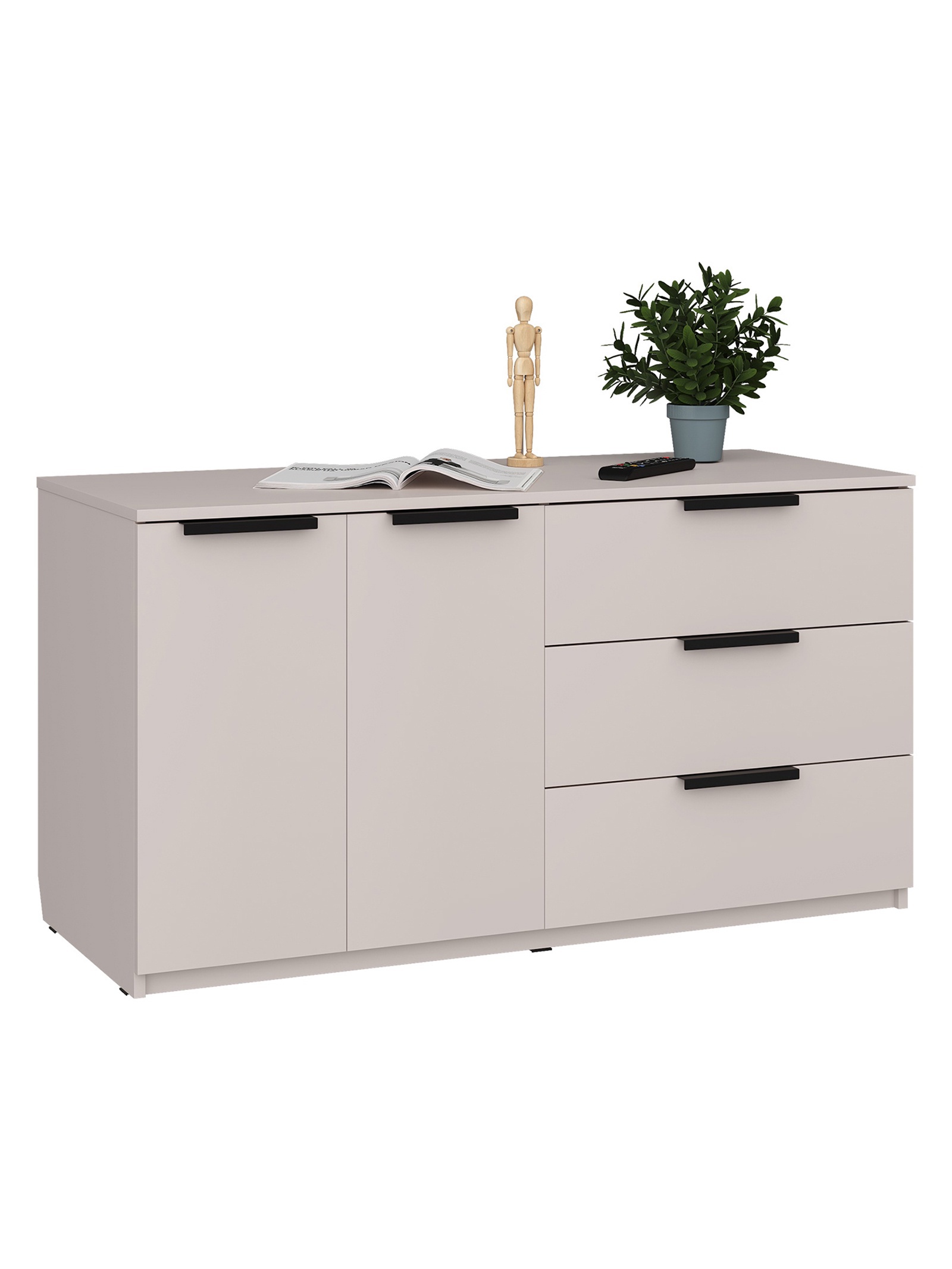 Изображение товара Комод Сима-ленд №19 3 ящика 120х82х50 см ЛДСП цвет кашемир