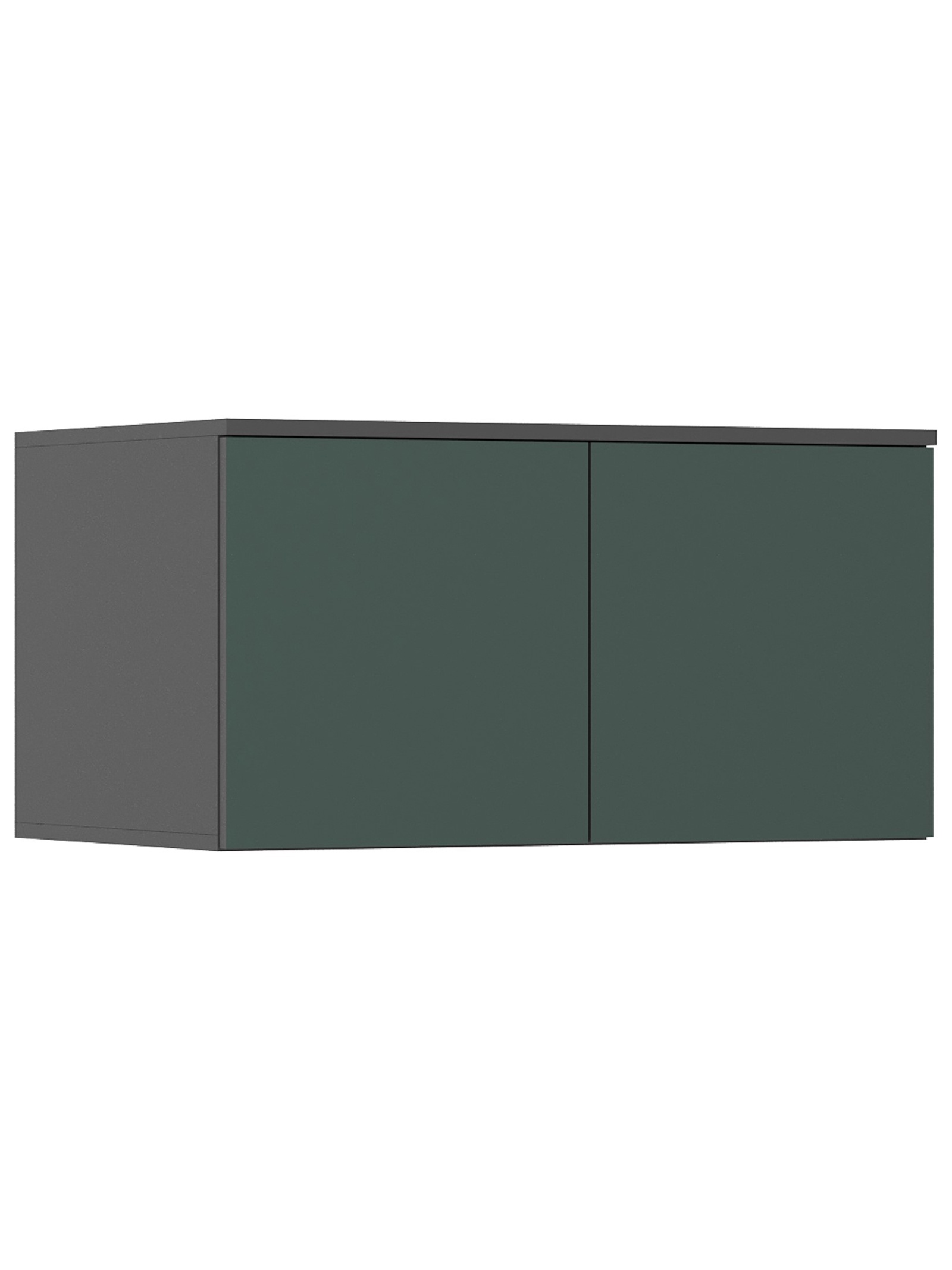 Изображение товара Антресоль к шкафу Сима-ленд Норд 80х51 см изумруд/графит