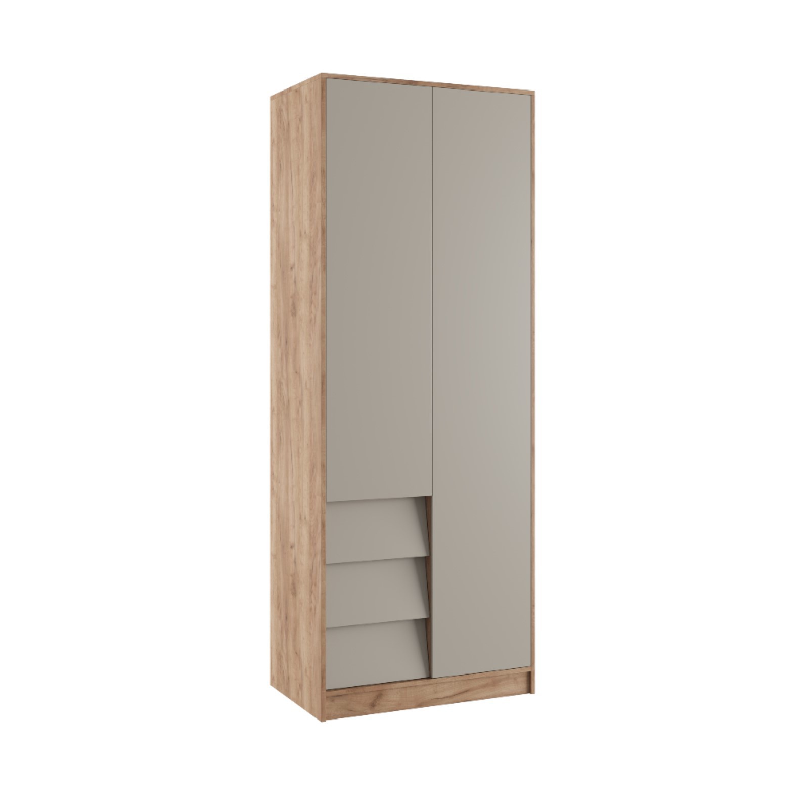 Изображение товара Шкаф распашной Сима-ленд Ева 80x50x210 см бежевый из ЛДСП для спальни и прихожей