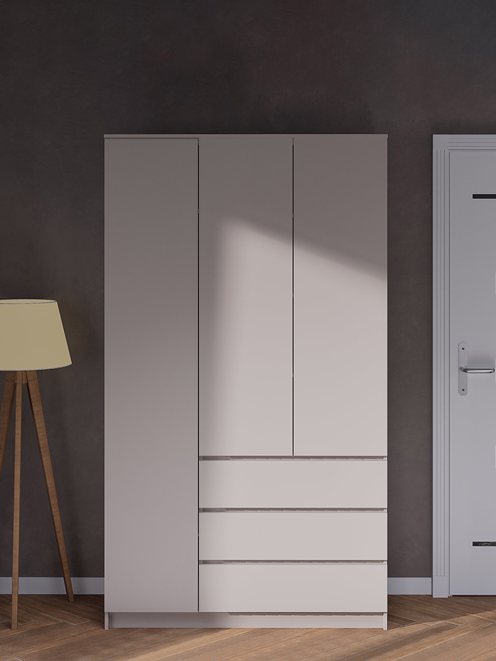 Изображение товара Шкаф распашной Сима-ленд Лора 3 двери 210x120x50 см