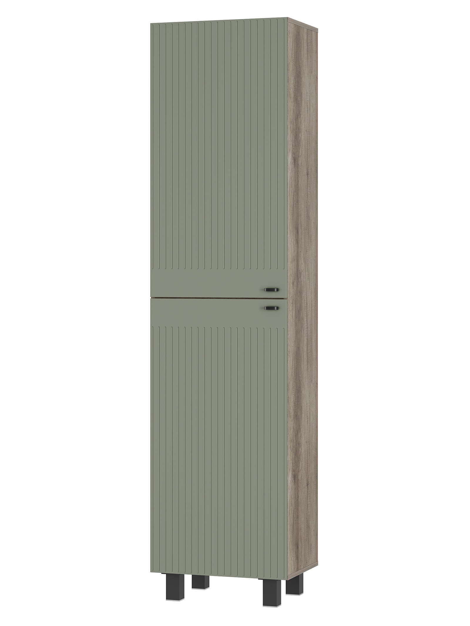 Изображение товара Шкаф распашной Сима-ленд Олива пн-01 с 2 дверями 50x201x37 см ЛДСП цвет дуб каньон/MF12