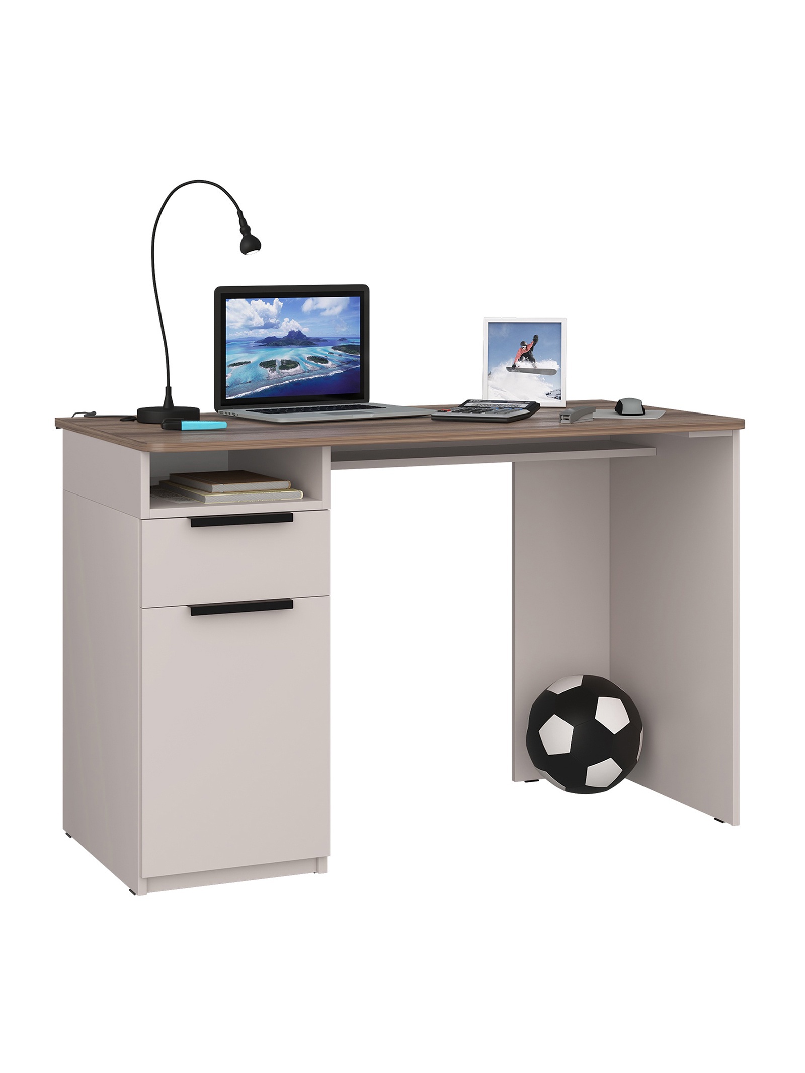 Изображение товара Стол письменный Сима-ленд СТК33 120x60x60 см ЛДСП кашемир/авелано