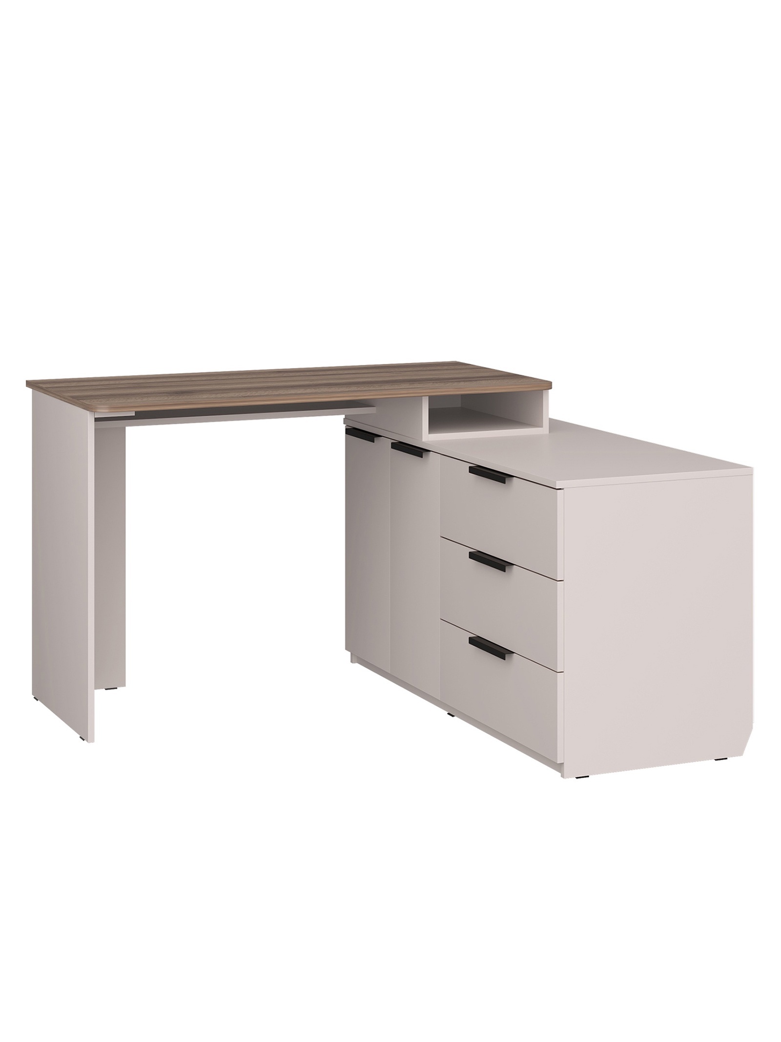 Изображение товара Письменный стол Сима-ленд СТК35 120x120x60 см ЛДСП кашемир/авелано