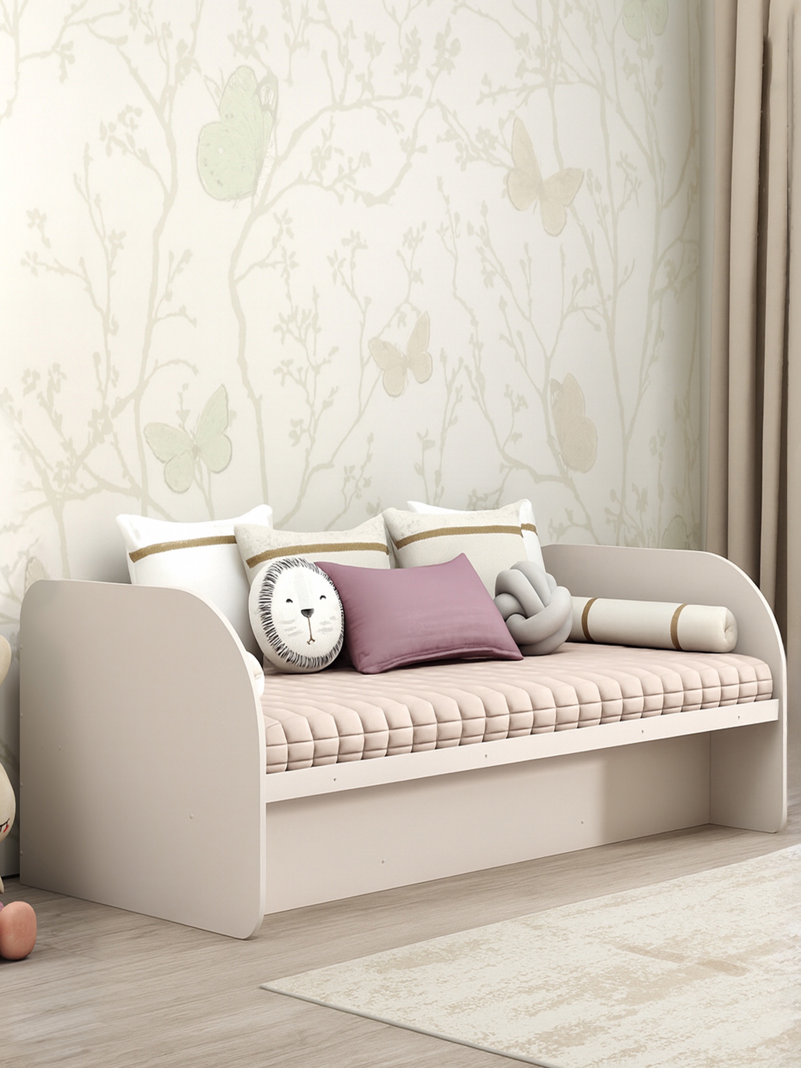 Изображение товара Кровать детская Сима-ленд Сказка 203x95 см ЛДСП с подъемным механизмом цвет кашемир