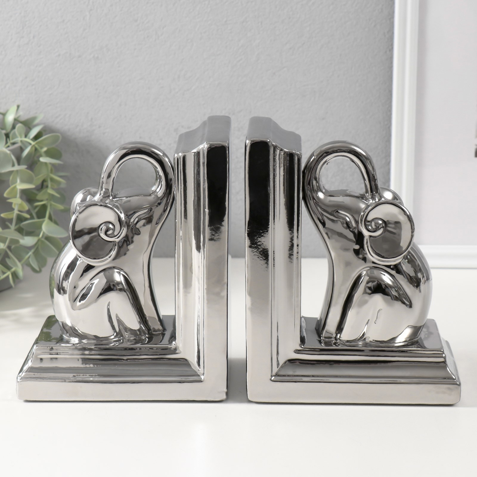 Изображение товара Декоративный предмет Сима-ленд Слоны набор 2 шт серебрянный