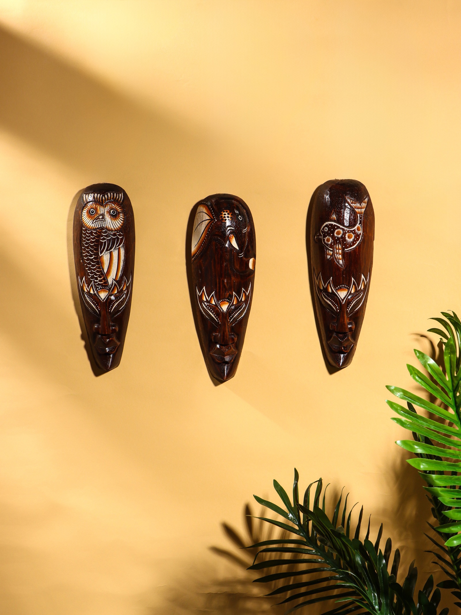 Изображение товара СИМА-ЛЕНД Абориген МИКС — декоративная маска из дерева, 30,5 см