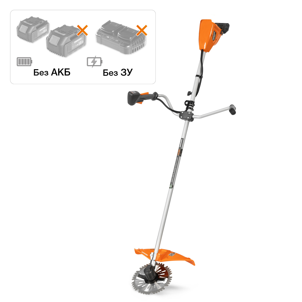 Изображение товара Аккумуляторный триммер DAEWOO DABC 4242Li бесщёточный мощный для сада