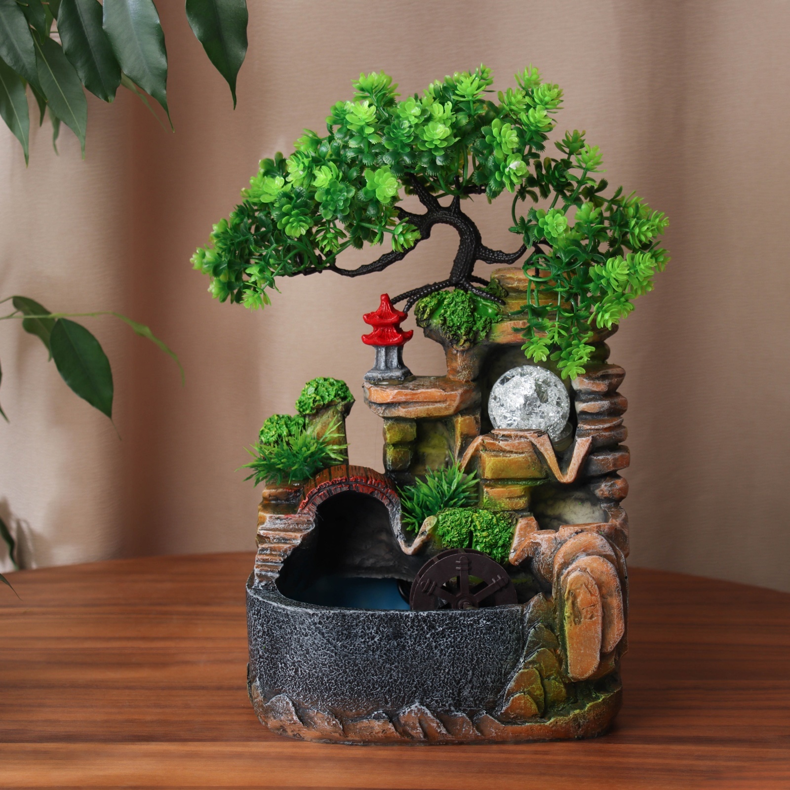 Изображение товара Декоративный предмет Сима-ленд Фонтан Каменные ступеньки под деревом