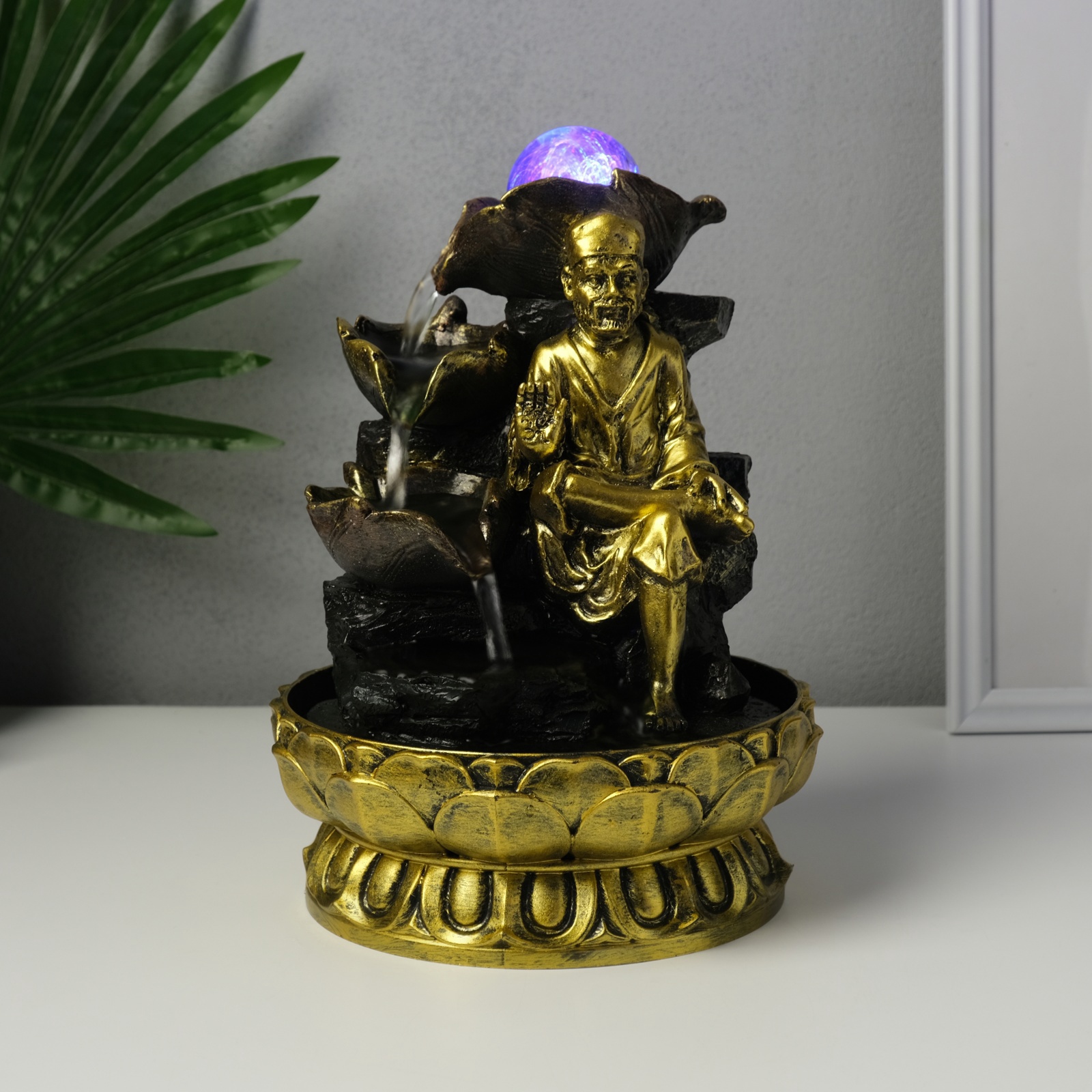 Изображение товара Декоративный предмет Сима-ленд Фонтан Старец у водных листьев Изображение товара Декоративный предмет Сима-ленд Фонтан Старец у водных листьев