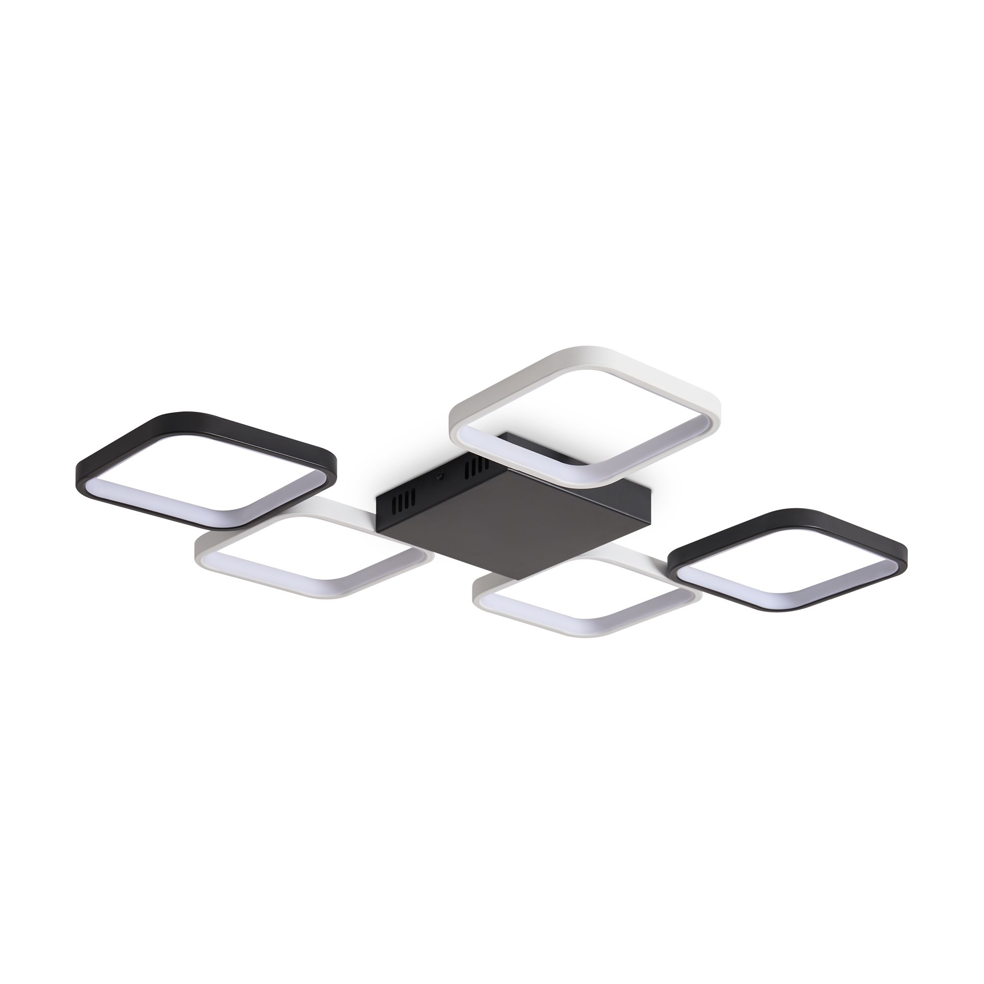 Изображение товара Люстра потолочная светодиодная Freya Neo geo Fr6201cl-l145bw 42 м² нейтральный белый свет цвет черный