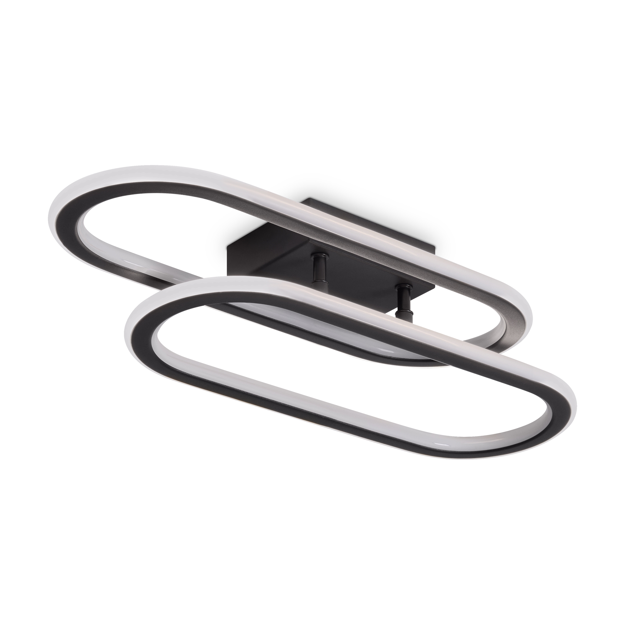 Изображение товара Люстра потолочная светодиодная Freya Ola Fr6213cl-l72b 10 м² нейтральный белый свет цвет черный