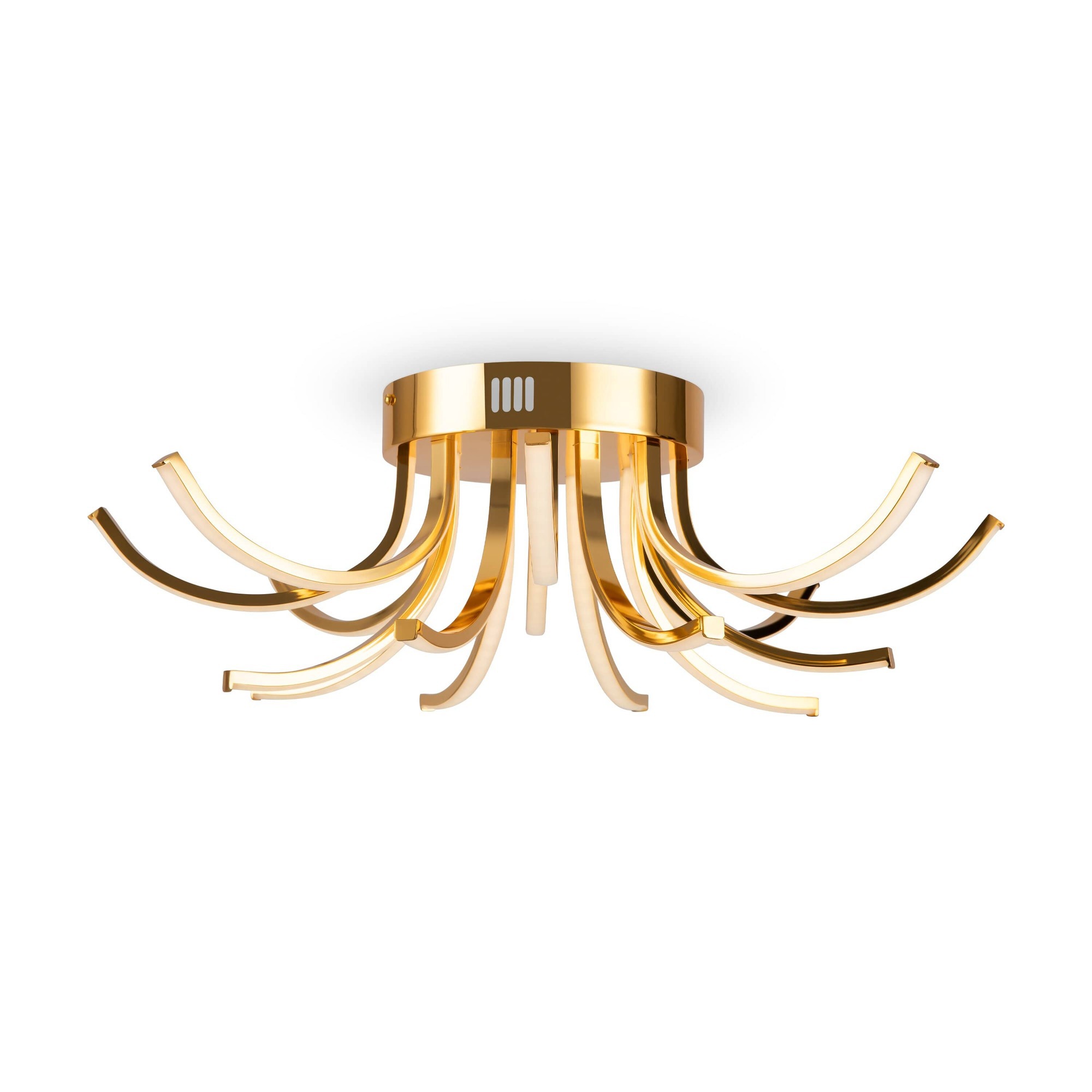 Изображение товара Люстра потолочная светодиодная Freya Naomi Fr6046cl-l50g 15 м² стиль современный дизайн белая золот