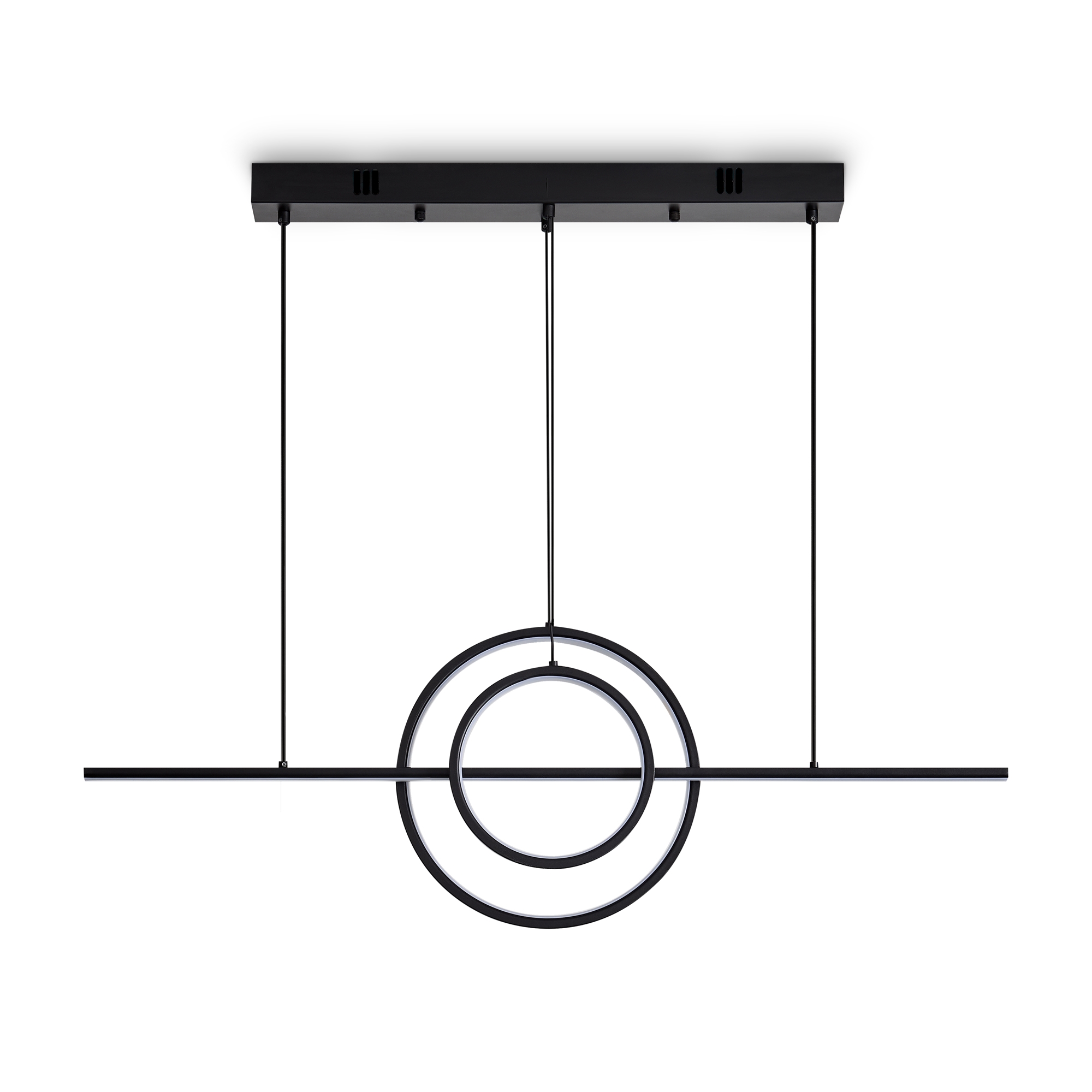 Изображение товара Светильник подвесной светодиодный Freya Dan Fr6240pl-l40b 7 м² нейтральный белый свет цвет черный
