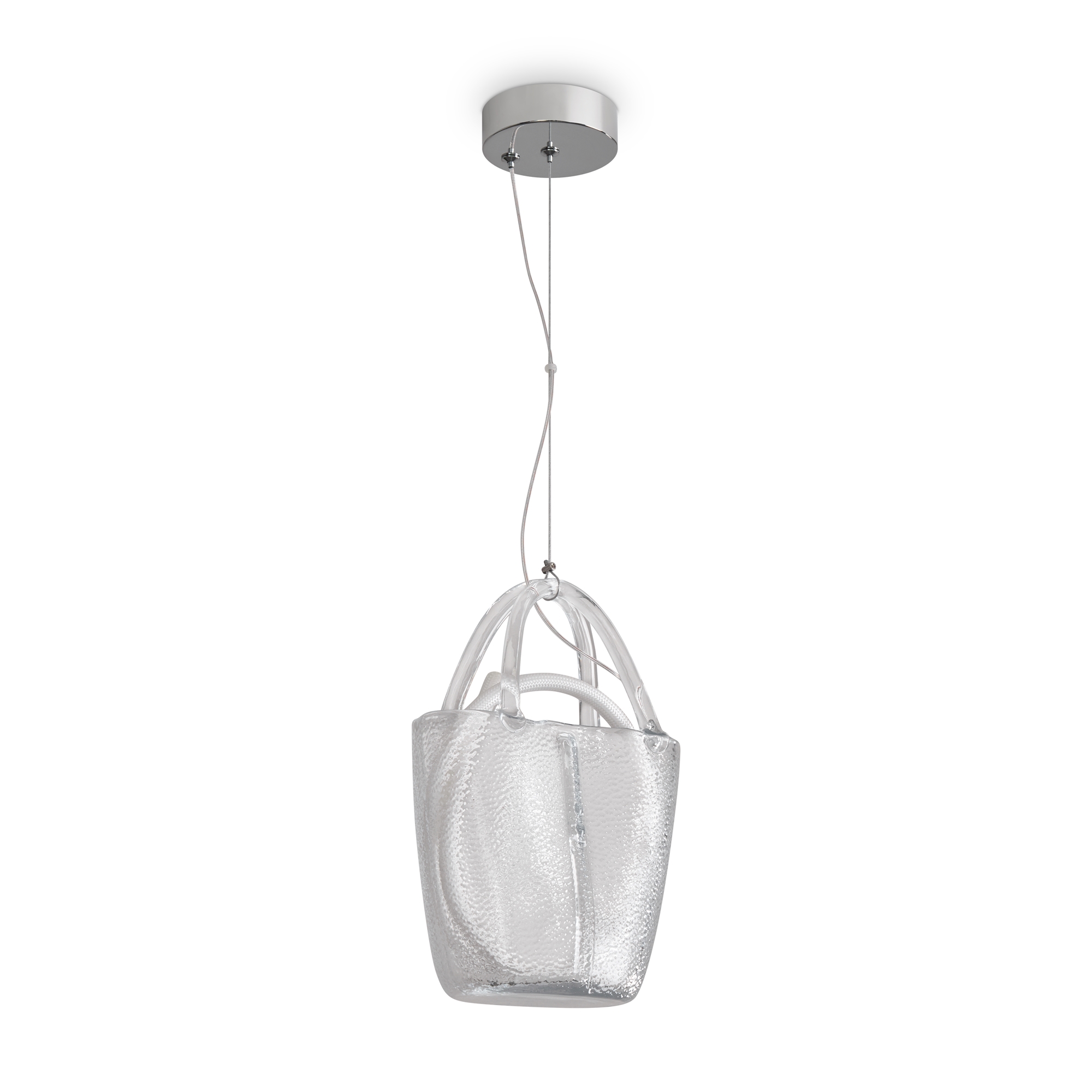 Изображение товара Подвесной светодиодный светильник Freya Tote Fr6223pl-l17tr 8 м² нейтральный белый хром