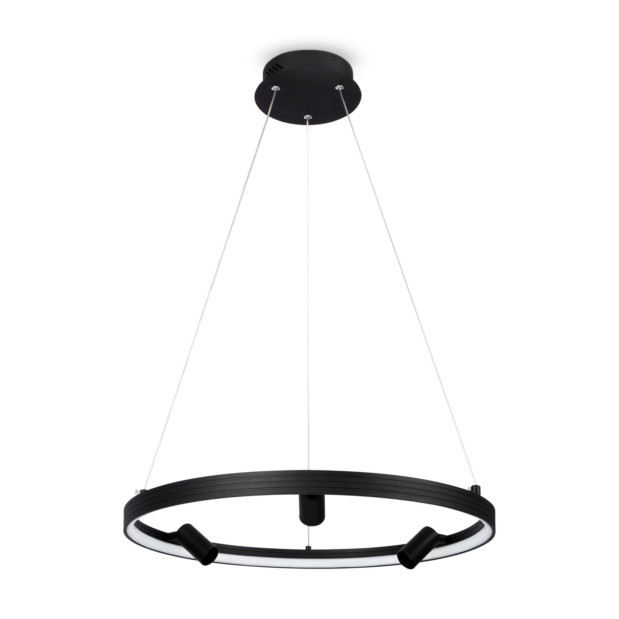 Изображение товара Подвесной светодиодный светильник Freya Vog Fr6057pl-l120b для интерьера 11 м² черный