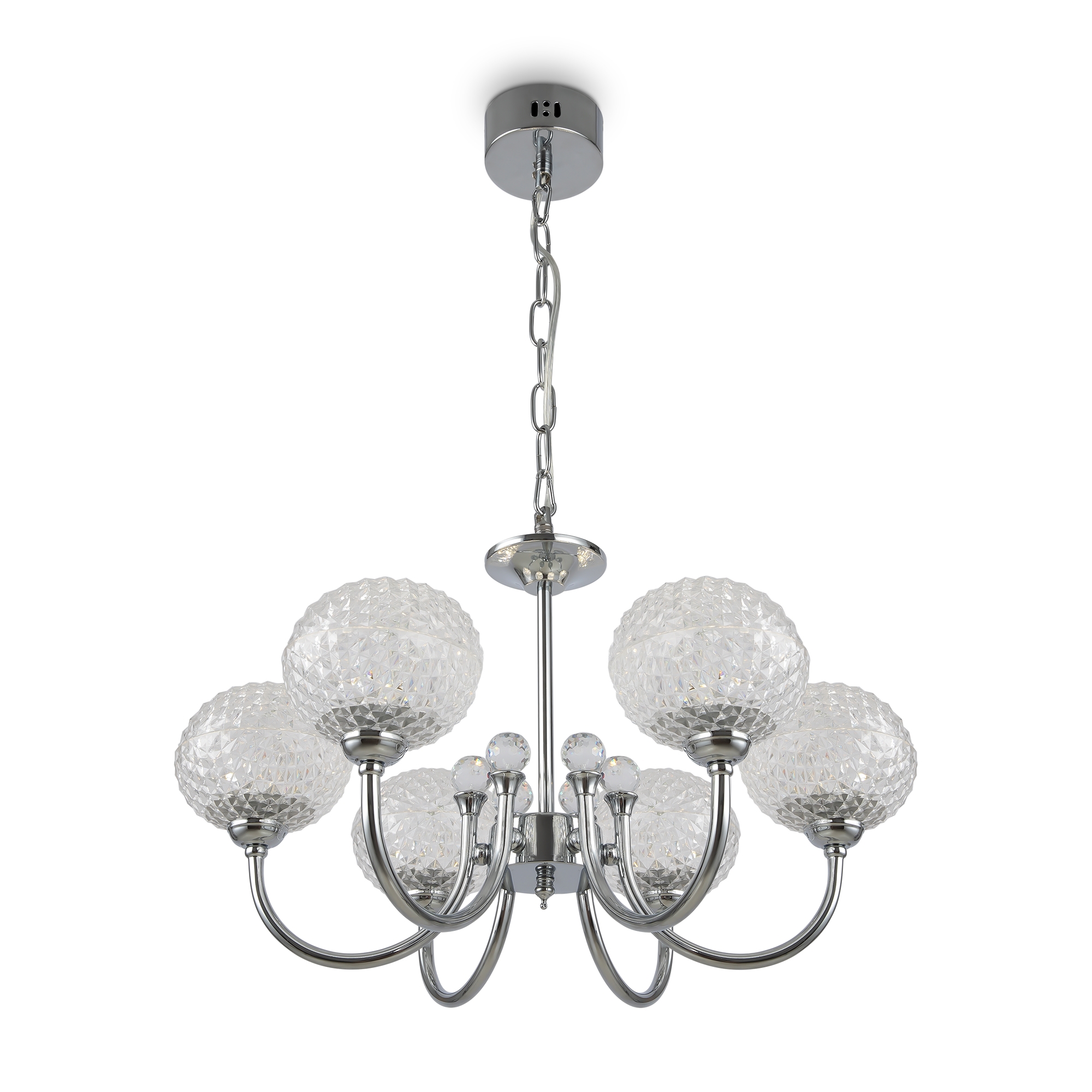 Изображение товара Подвесная светодиодная люстра Freya Degni Fr6026pl-06ch для 20 м² нейтральный белый хром