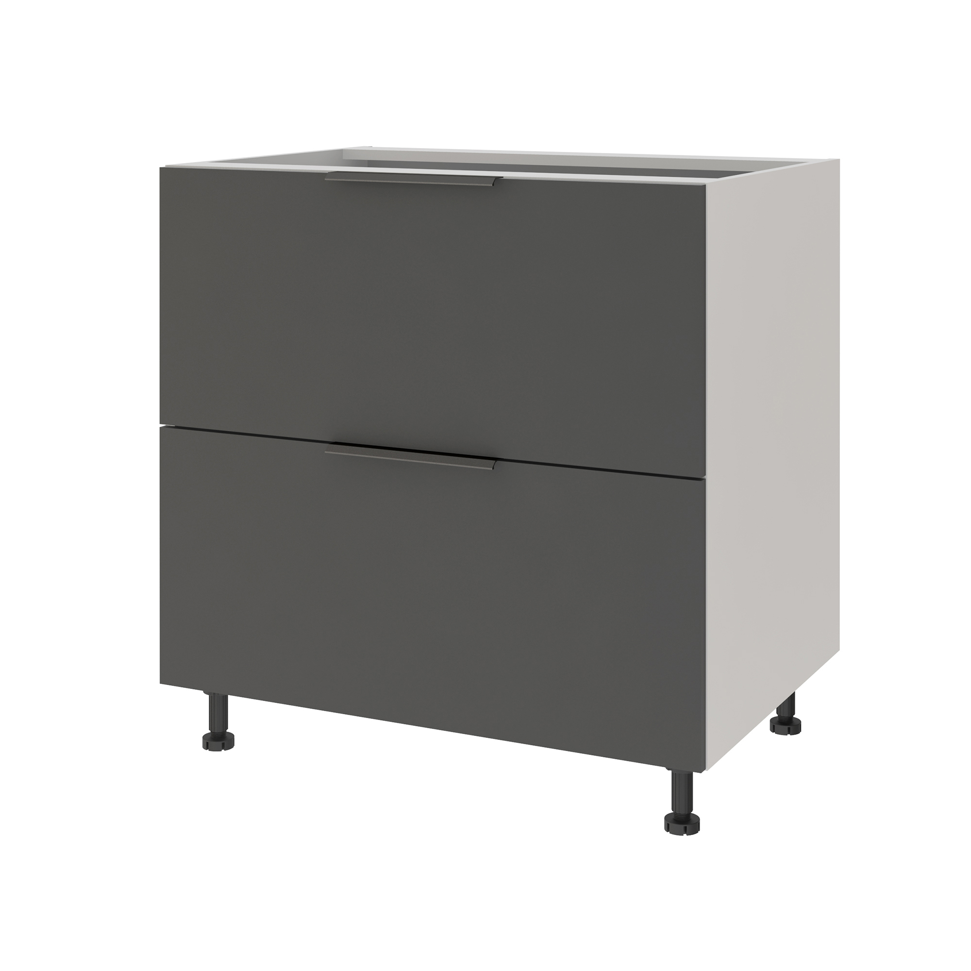 Изображение товара Напольный шкаф Beneli Color 80x82x57.6 см ЛДСП цвет черный