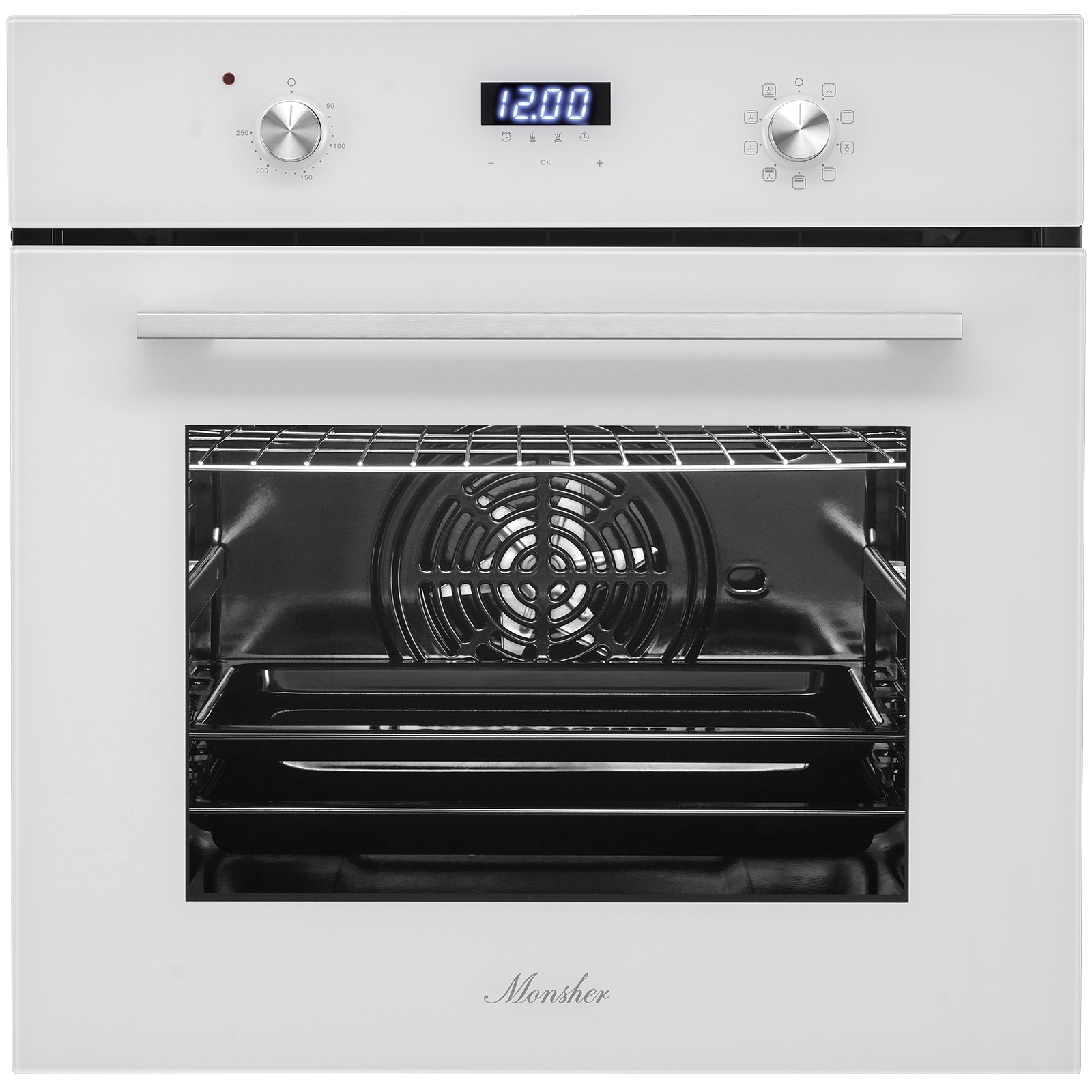 Изображение товара Духовой шкаф Monsher MOE 6193 Blanc 59.5x60x57.5 см цвет белый