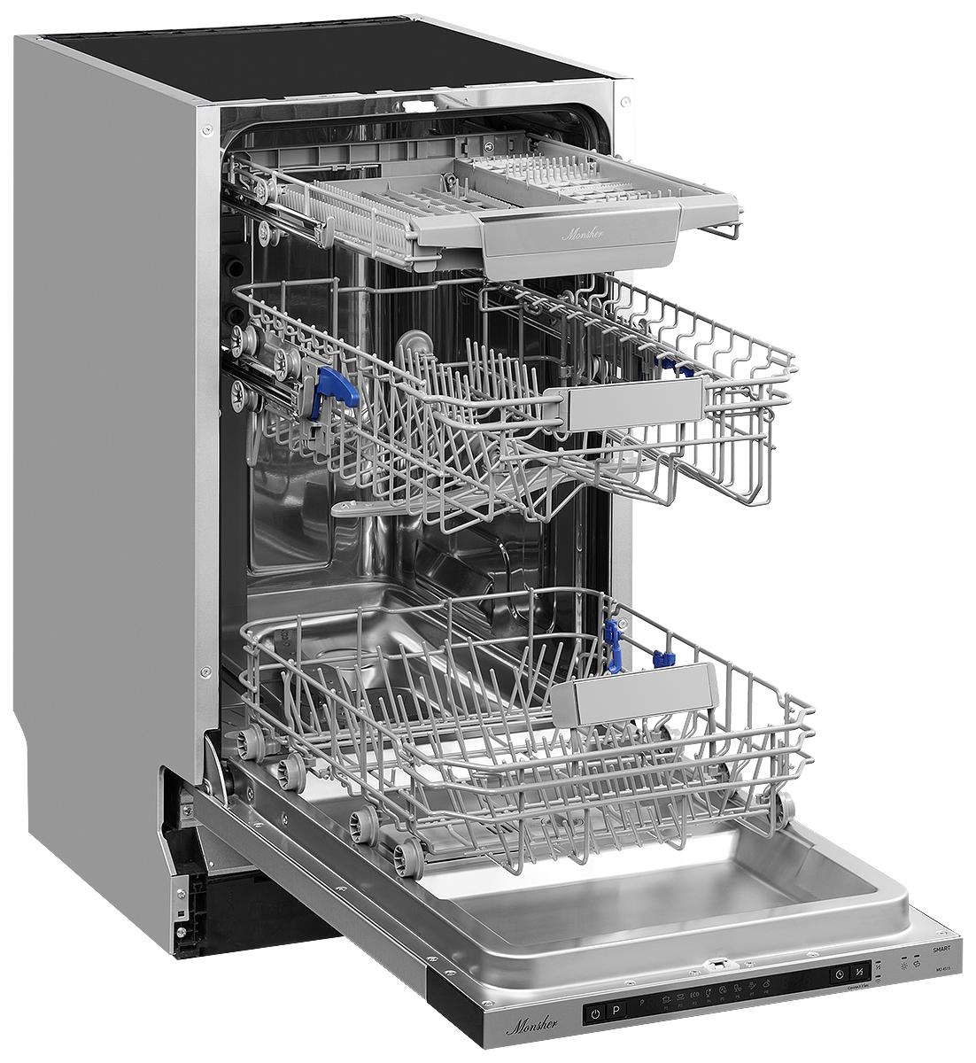 Изображение товара Кухня Monsher MD 4515 45 см 9 программ цвет серый / серебристый