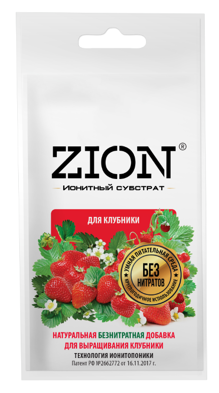 Изображение товара Субстрат Zion ионный для клубники 30г