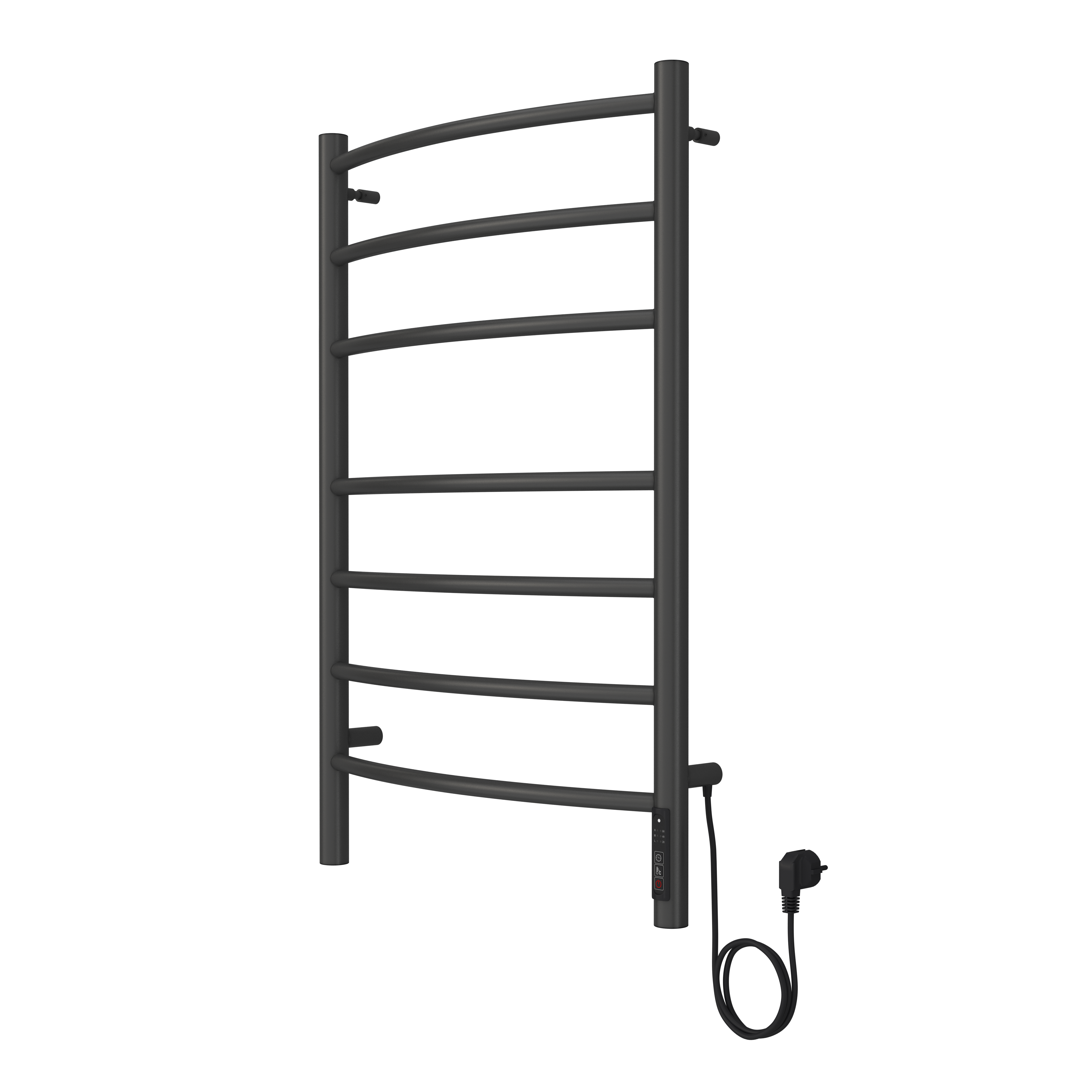 Изображение товара Электрический полотенцесушитель Вармо Сатурн П7 500x800 мм 120 Вт графит