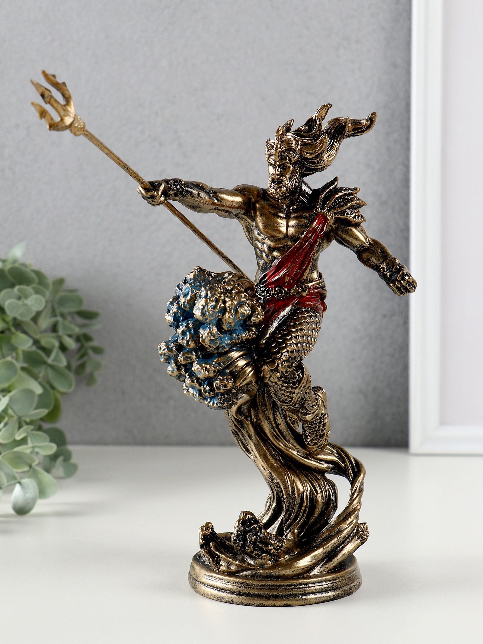 Изображение товара Декоративный предмет СИМА-ЛЕНД Посейдон с трезубцем