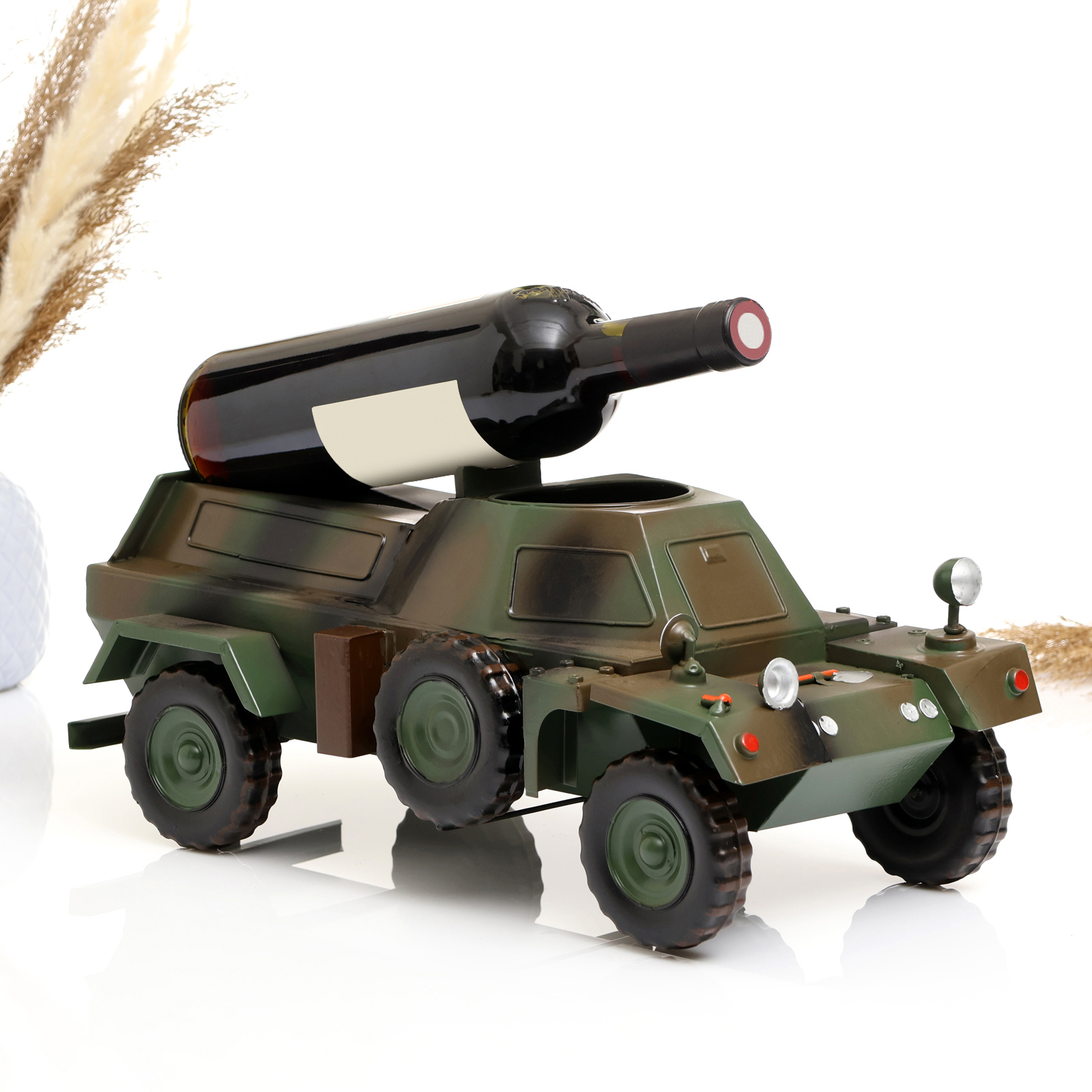 Изображение товара Декоративный предмет Сима-ленд подставка для бутылок Броневик