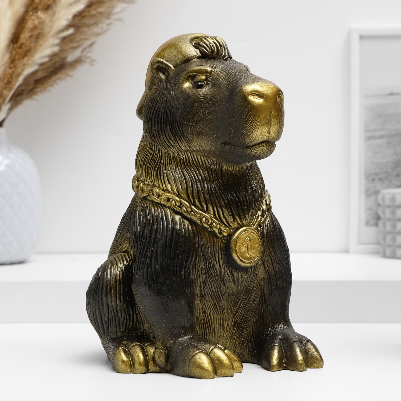 Изображение товара Декоративный предмет Хорошие сувениры Капибара в кепке