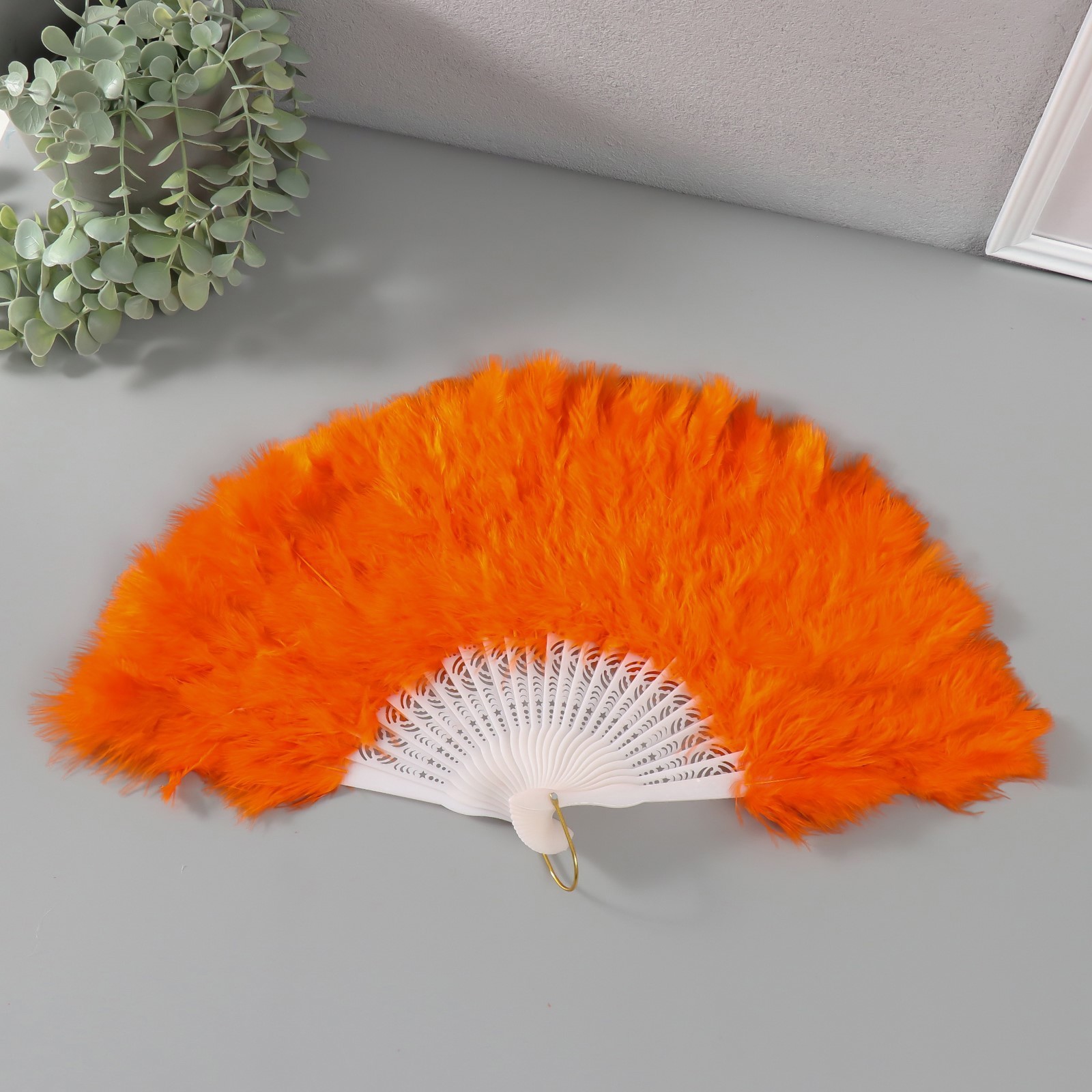 Изображение товара Декоративный предмет Сима-ленд Оранжевый h=26 см 25 лопастей