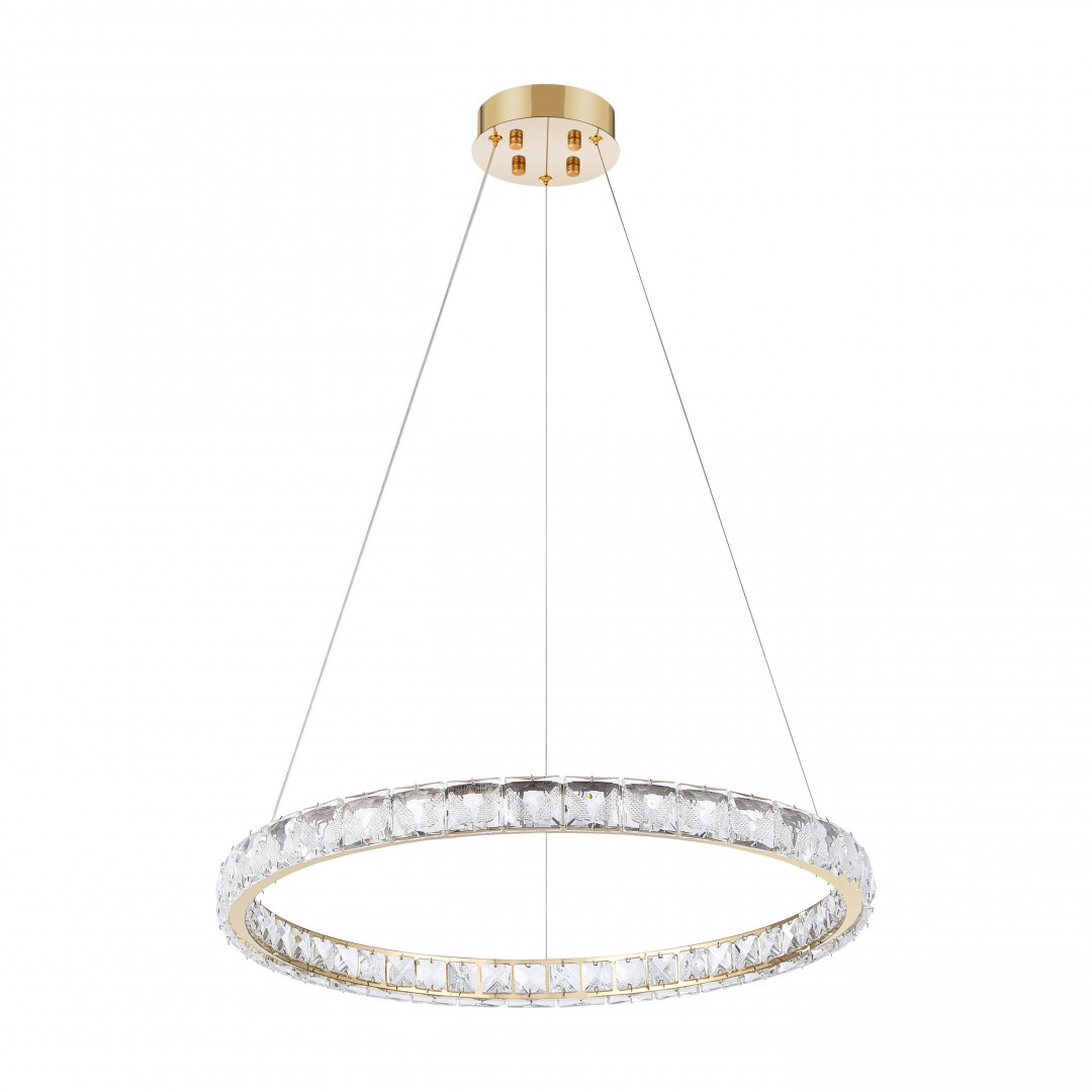 Изображение товара Светильник подвесной светодиодный Arte Milano Am-venezia 311311/d600 gd 23 м² нейтральный белый свет цвет золото