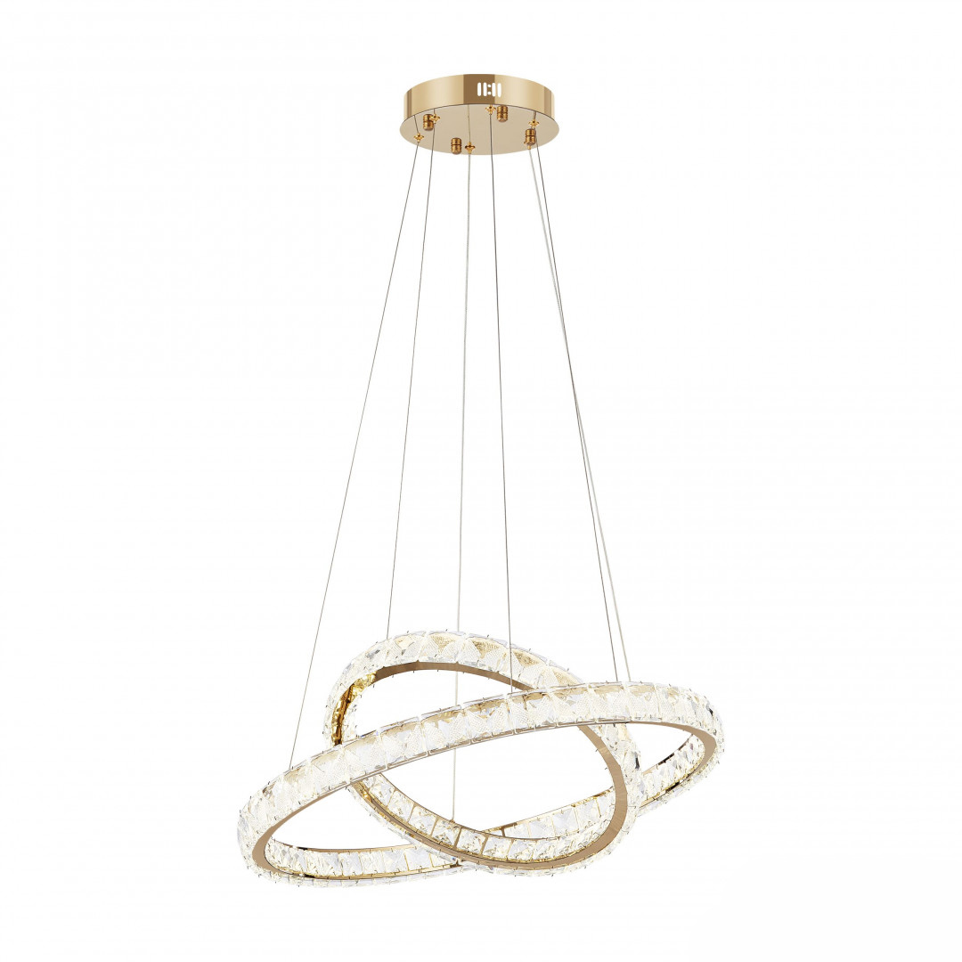 Изображение товара Светильник подвесной светодиодный Arte Milano Am-venezia 311311/d600-d400 gd 35 м² нейтральный белый свет цвет золото