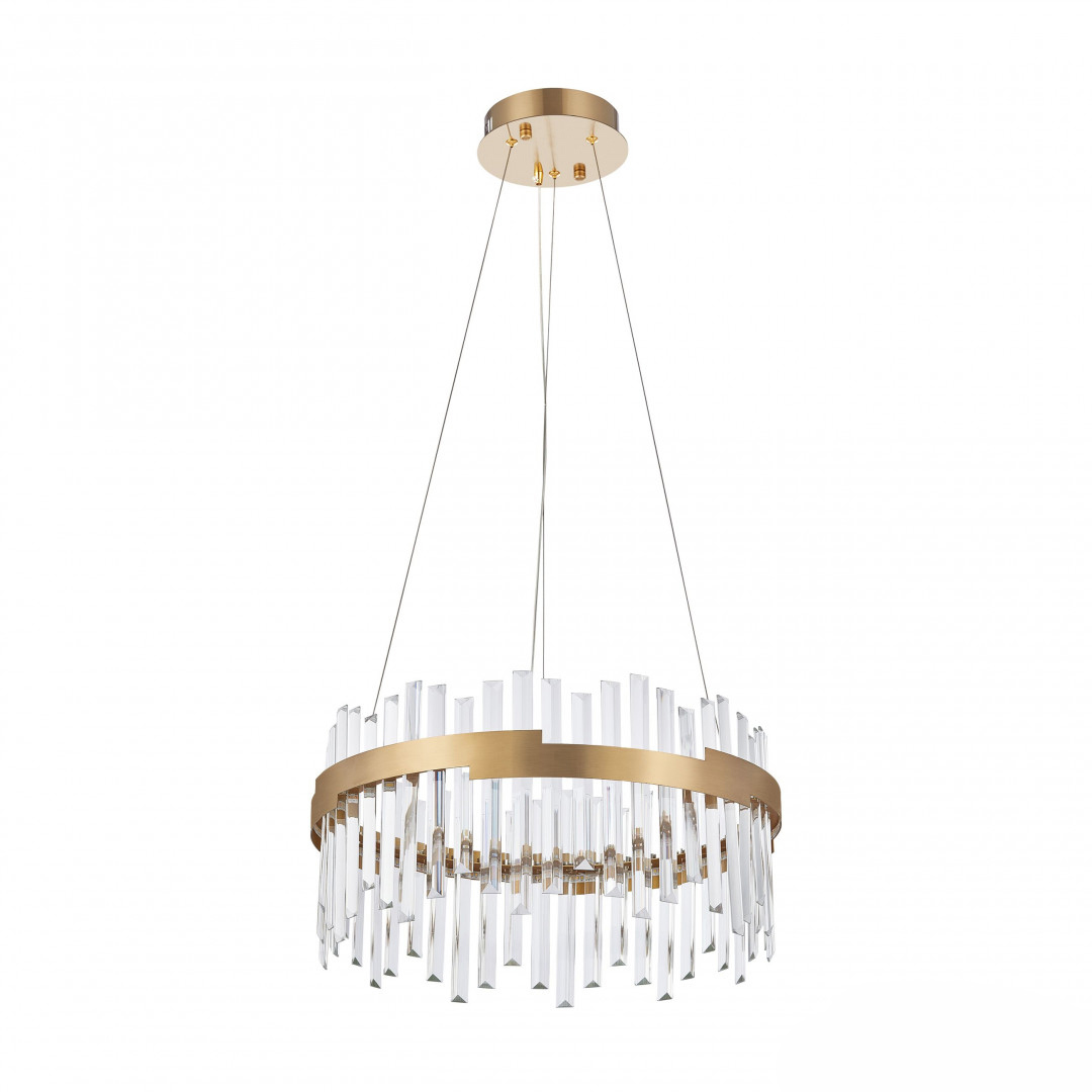 Изображение товара Светильник подвесной светодиодный Arte Milano Am-venezia 312011/d500 bs 25 м² нейтральный белый свет цвет латунь
